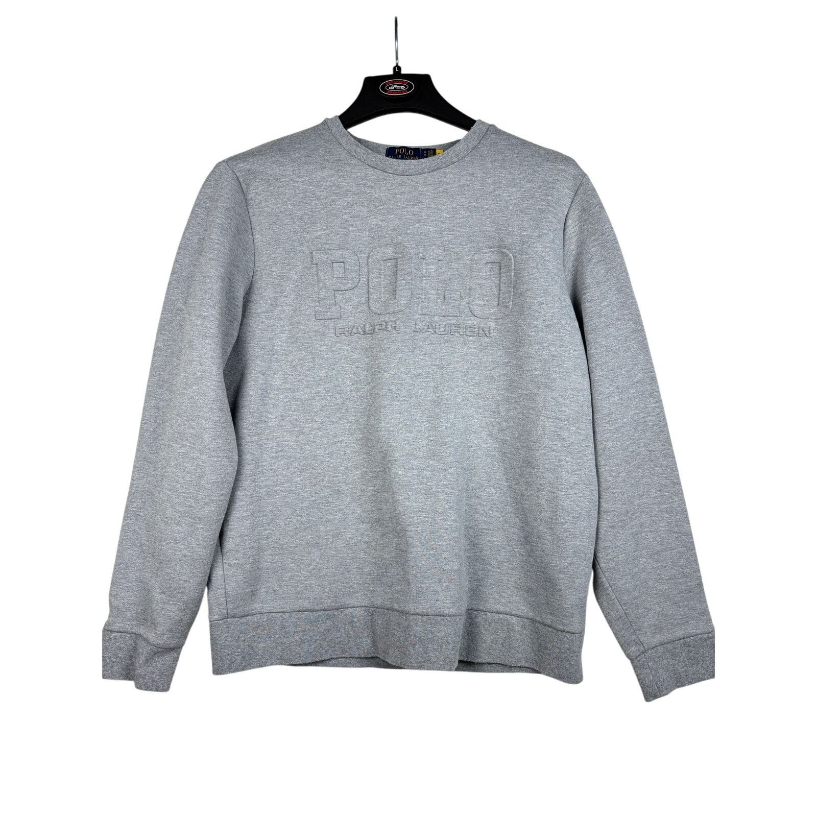 Polo Ralph Lauren Polo Ralph Lauren Polo Embossed Fleece Sweatshirt Gray XL Size US XL / EU 56 / 4 - 1 Thumbnail