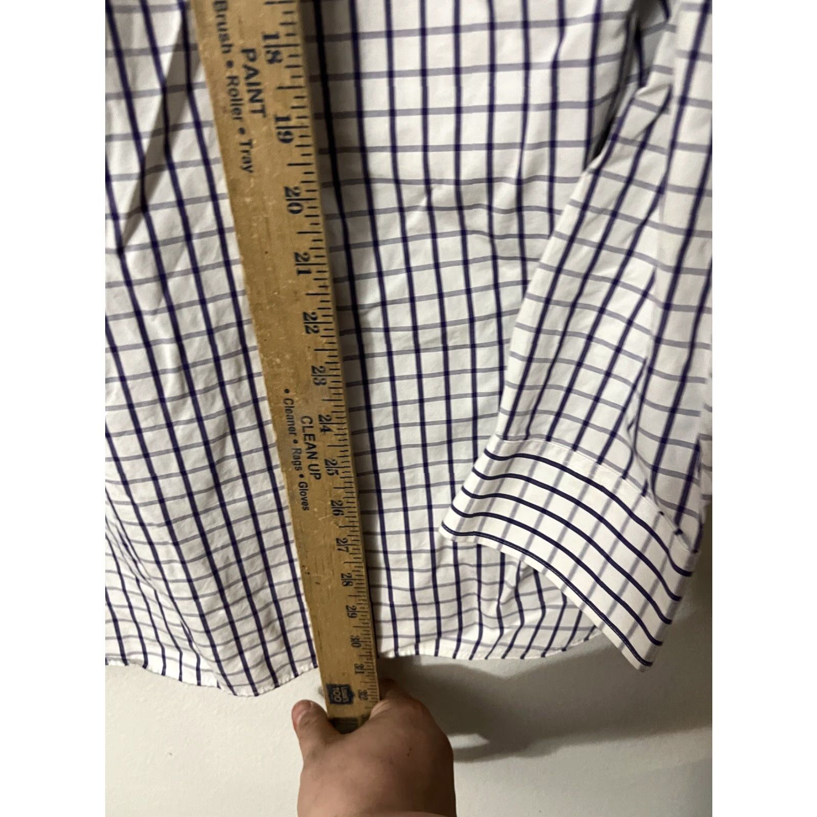 J.Crew J. Crew Thompson Shirting 80s 2 Ply Long Sleeve Button Purple Plaid Med 15-15.5 Shirt Mens Regular White/purple 80s Classic Button-Up Vintage No Size US M / EU 48-50 / 2 - 4 Thumbnail