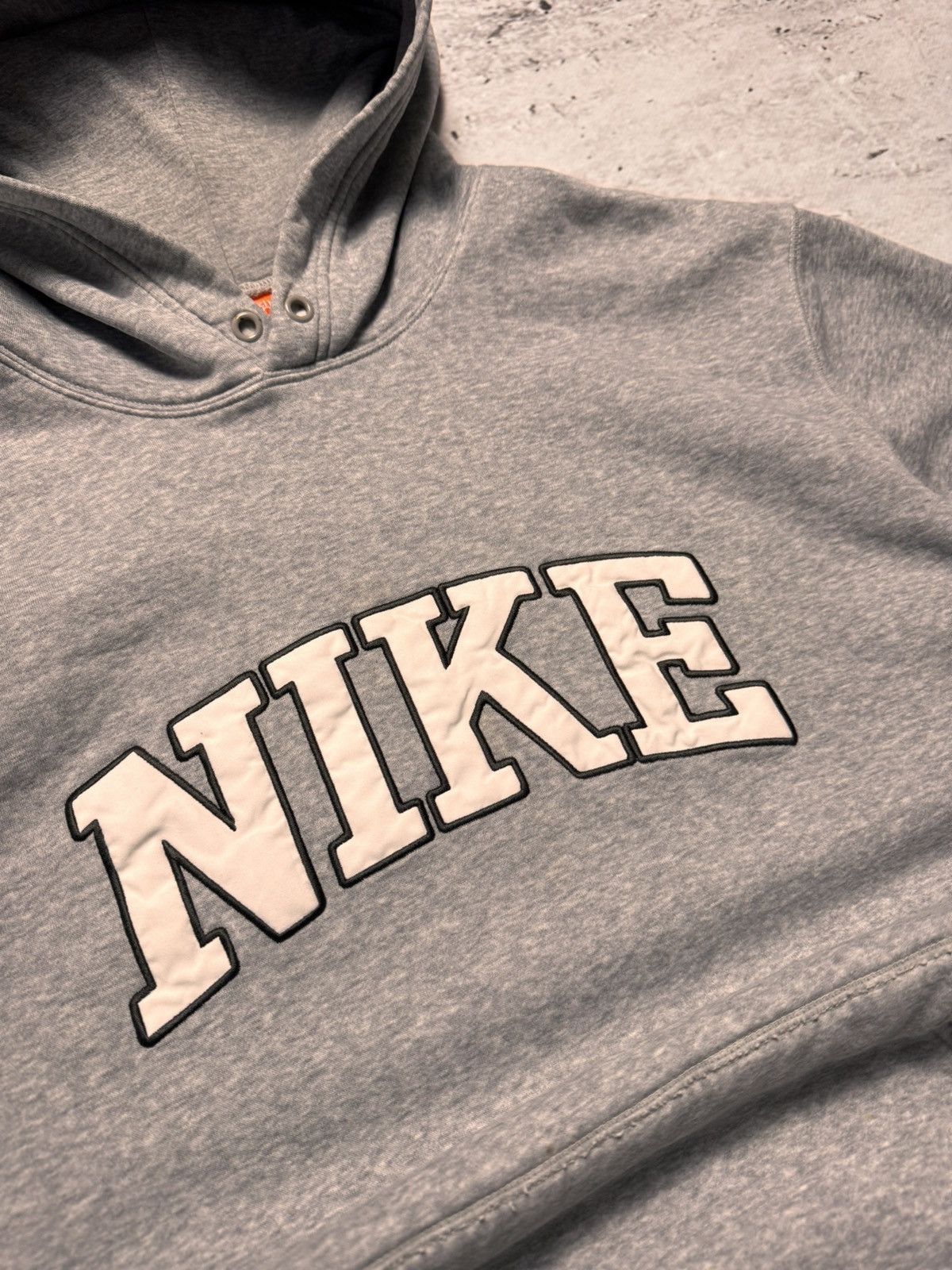 Nike × Vintage NIKE VINTAGE CENTER LOGO OVERSIZE BOXY HOODIE Size US XXL / EU 58 / 5 - 3 Thumbnail