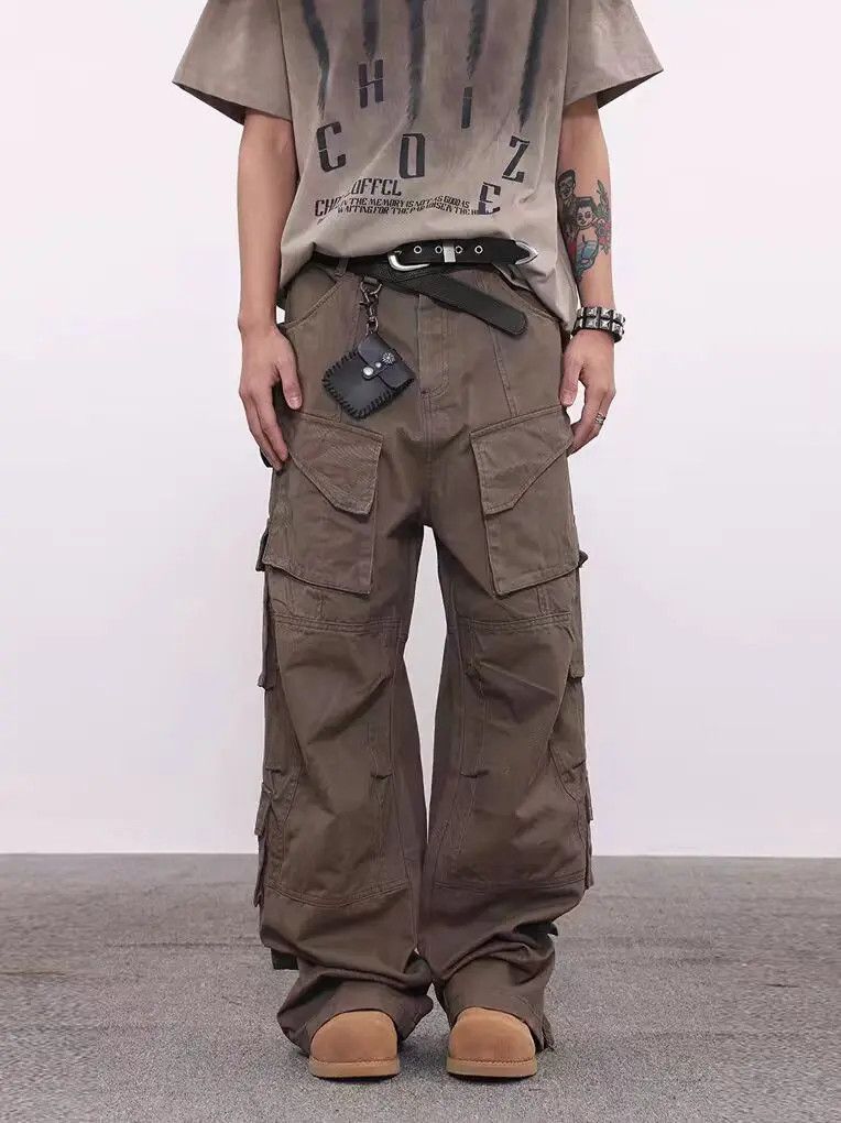 Designer × Japanese Brand Vintage Streetwear Hip Hop Loose Casual Pants Size US 33 - 1 Thumbnail