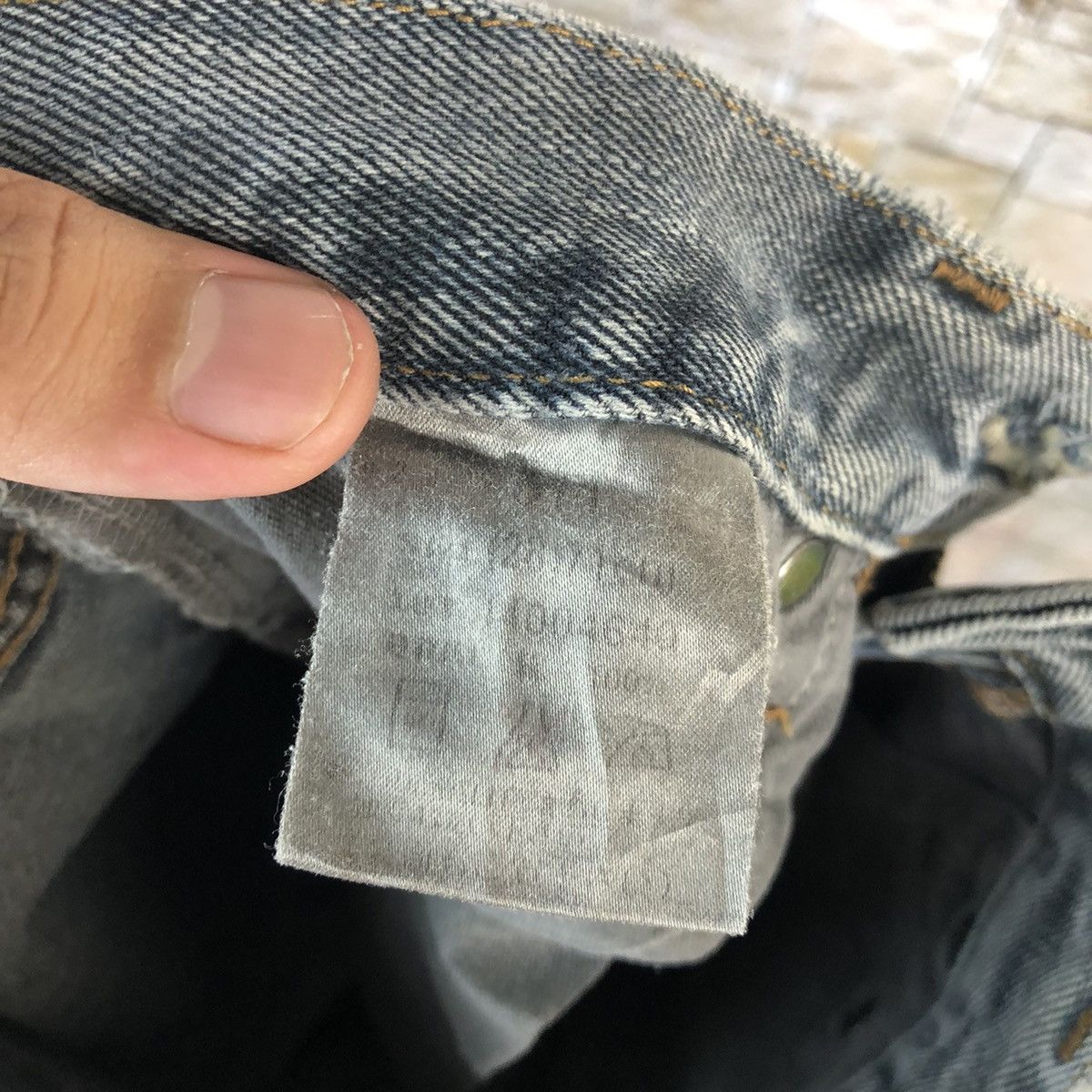 Japanese Brand Bobson Black Distressed ripped Denim Pants #A978 Size US 28 / EU 44 - 21 Thumbnail