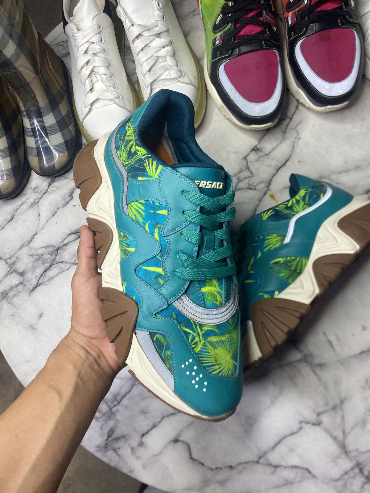 Versace Versace squalo jungle edition Size US 12 / EU 45 - 1 Thumbnail