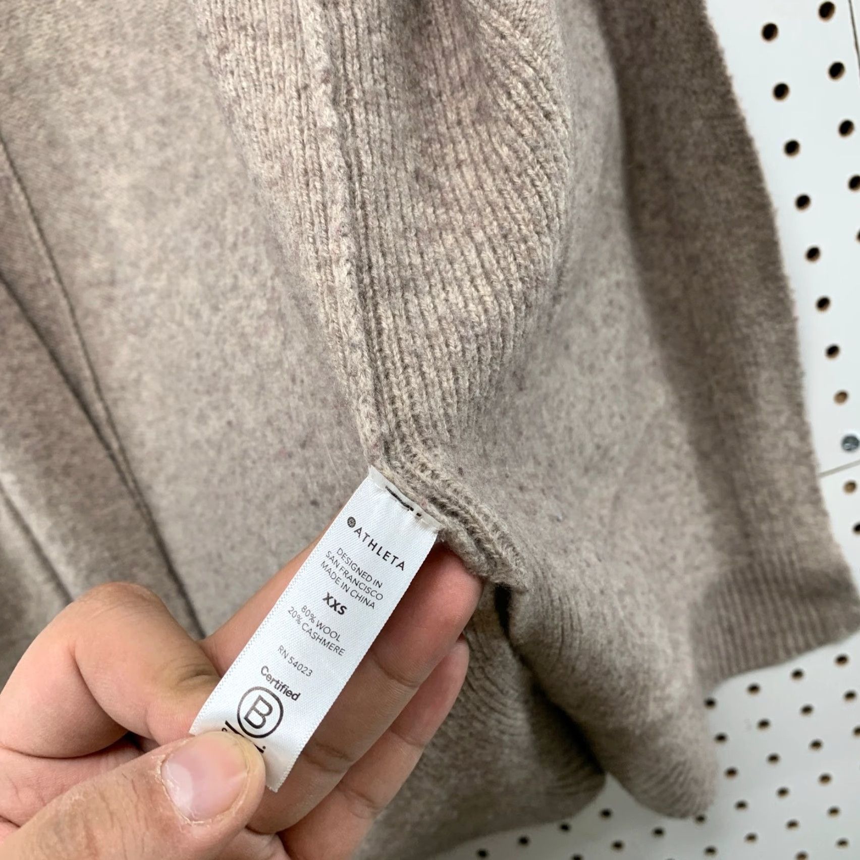 Athleta Athleta Wool Cashmere Cardigan Sweater Womens 2XS Brown Wrap Spirit Side Slit Cardigan Size XXS / US 00 / IT 34 - 4 Thumbnail