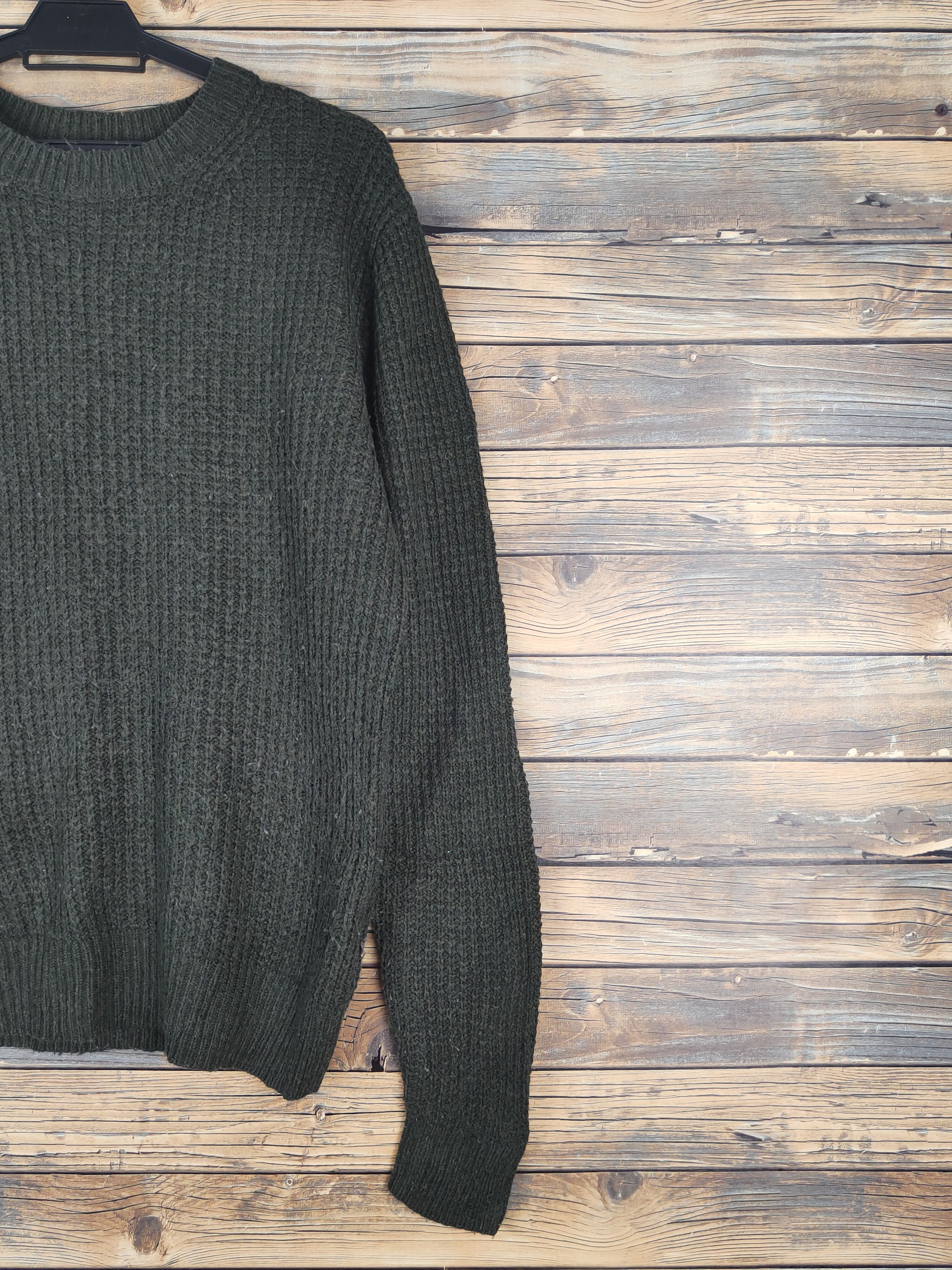 Homespun Knitwear × Japanese Brand × Vintage Uniqlo Dark Green Knitwear Sweatshirts #W1085 Size US M / EU 48-50 / 2 - 5 Thumbnail
