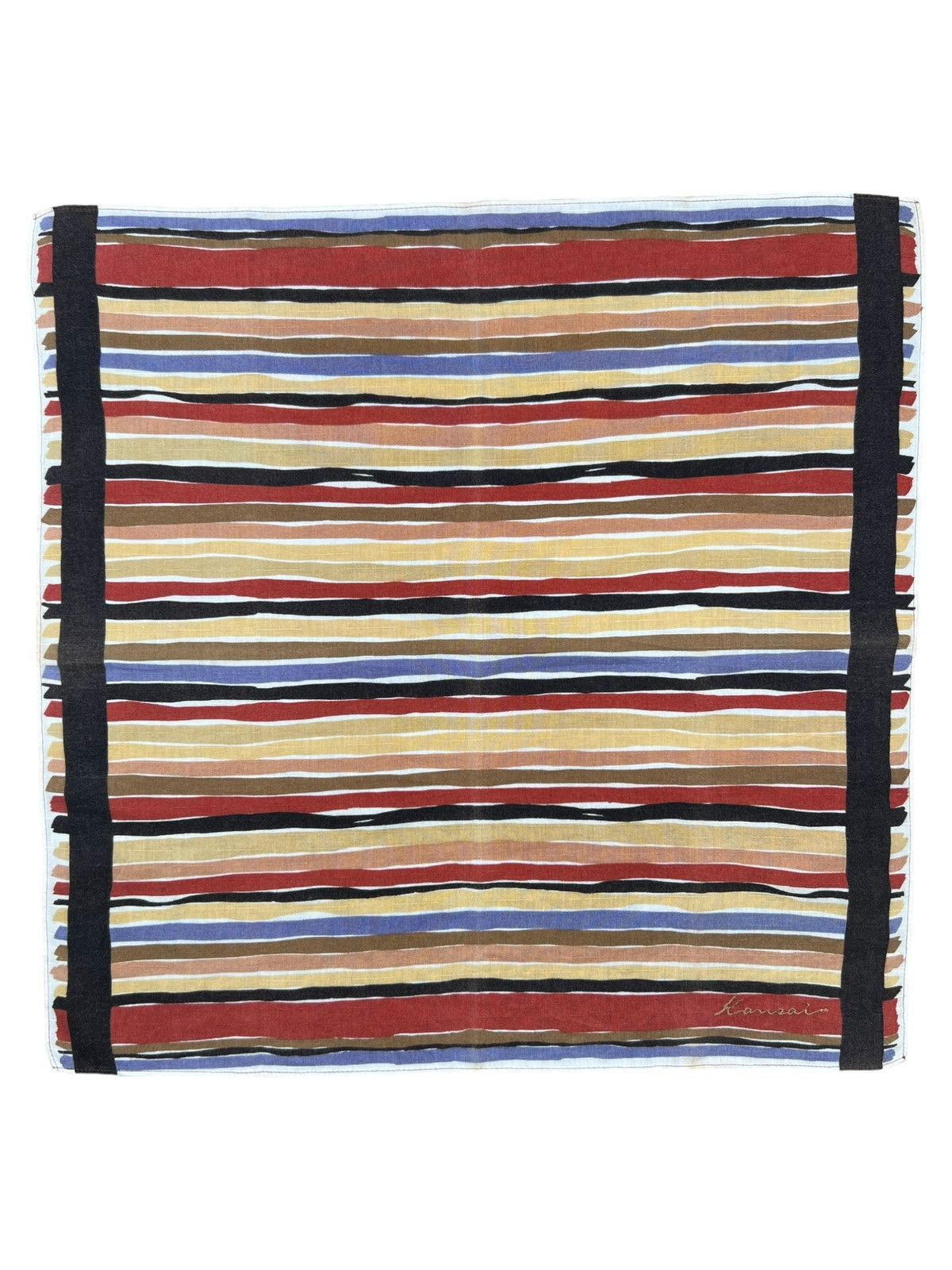 Kansai Yamamoto Kansai Handkerchief Neckerchief Bandana Pocketsquare Size ONE SIZE - 2 Thumbnail