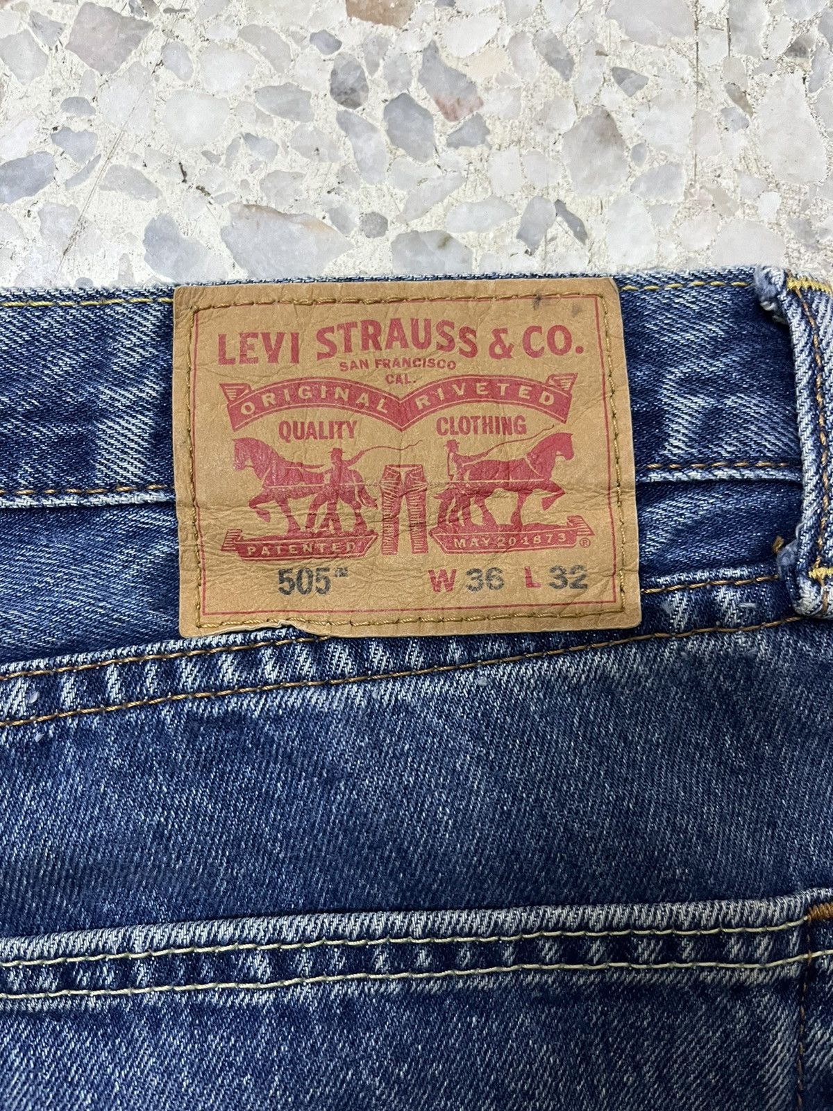 Levi's vintage levis 505 distressed denim Size US 36 / EU 52 - 4 Thumbnail