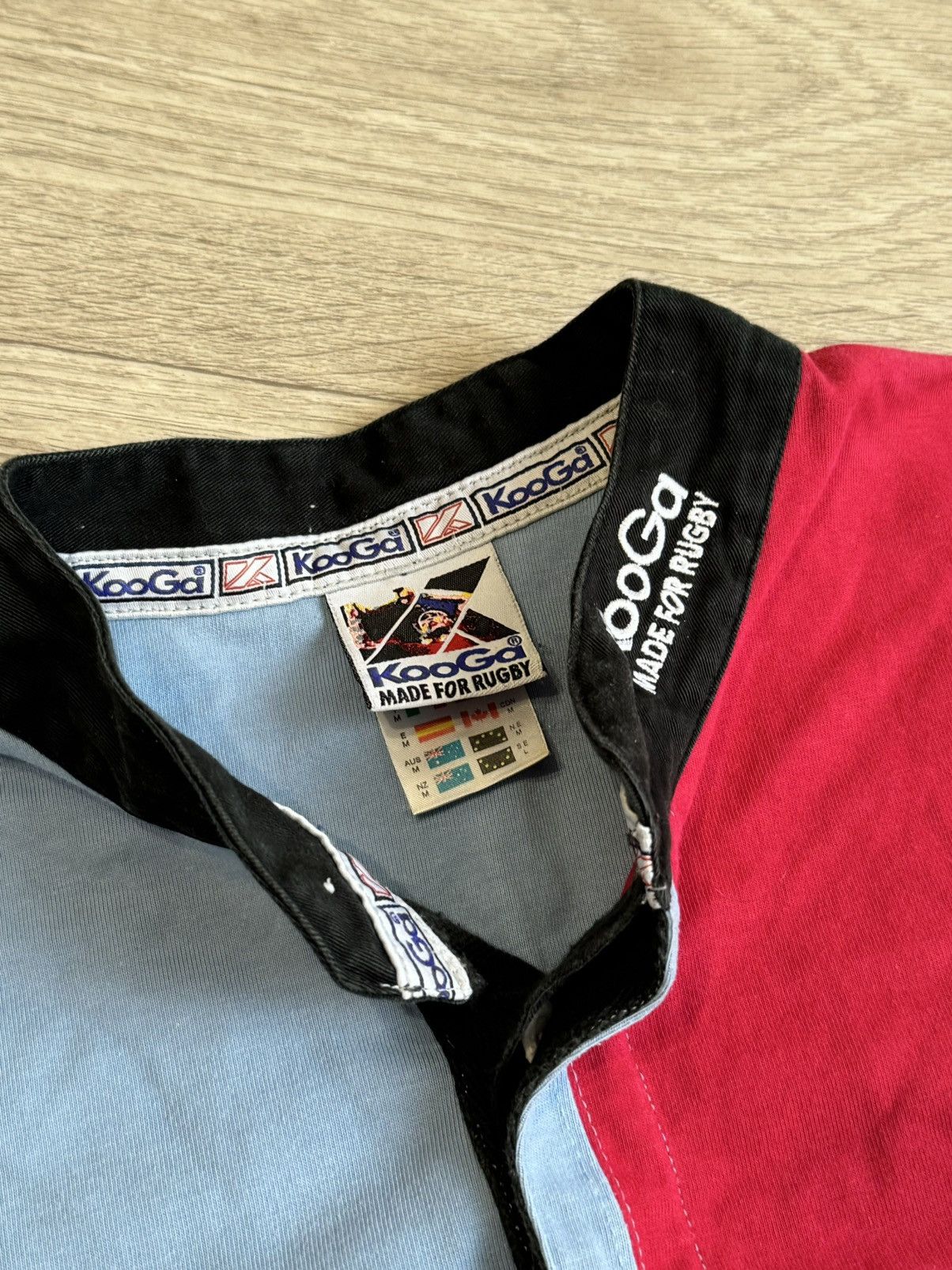 Canterbury of New Zealand 🔷Vintage Rugby Shirt KooGa Harlequins🔷 Size US M / EU 48-50 / 2 - 4 Thumbnail