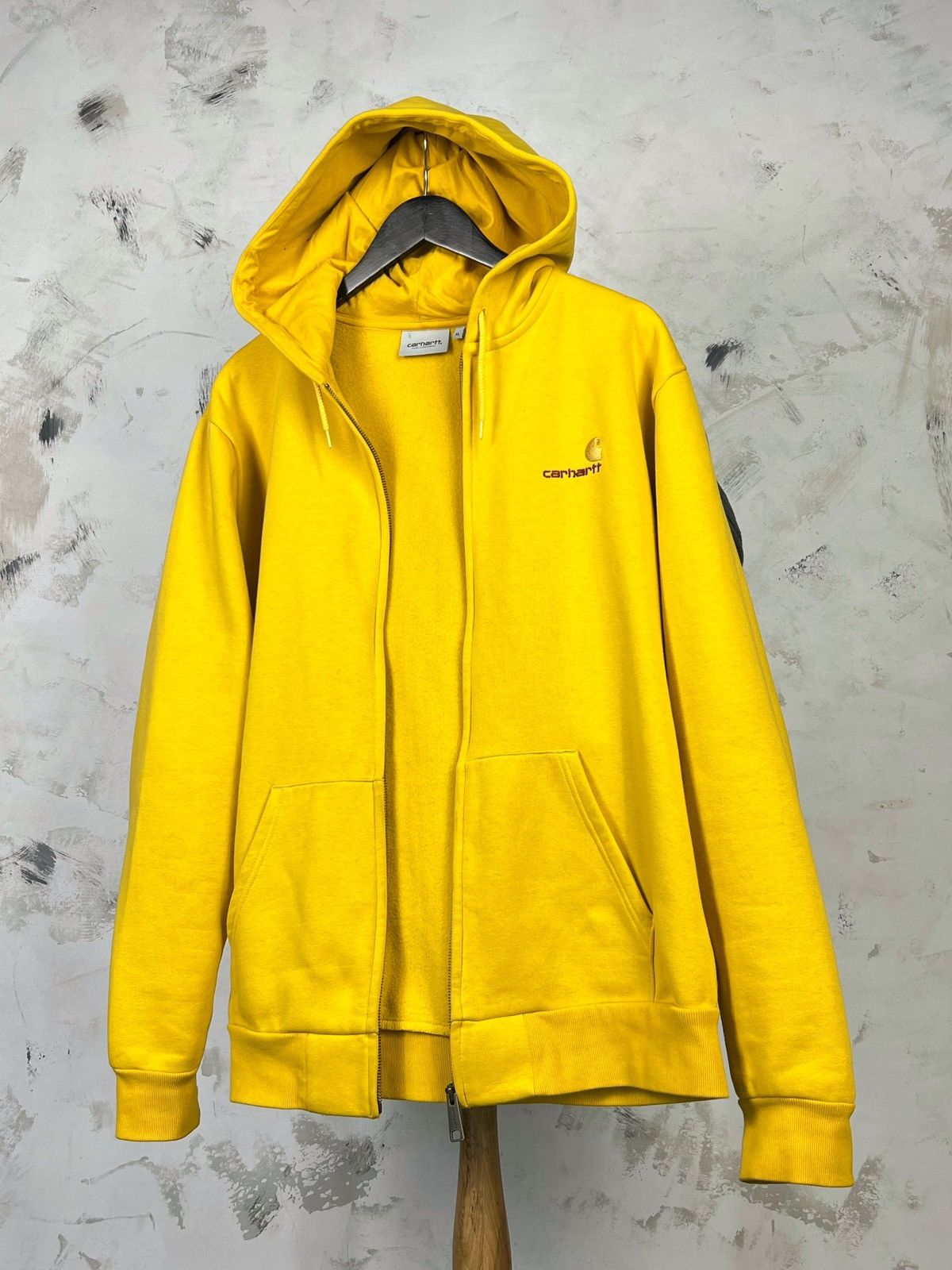 Carhartt Carhartt Yellow Zip Hoodie Size XL Size US XL / EU 56 / 4 - 1 Thumbnail