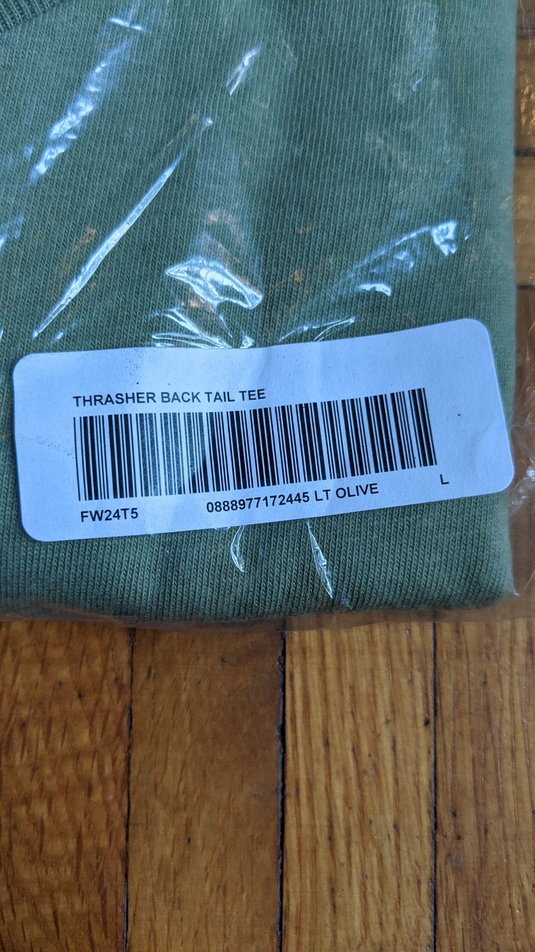 Supreme × Thrasher Supreme X Thrasher Back Tail Tee Olive Large Size US L / EU 52-54 / 3 - 4 Thumbnail