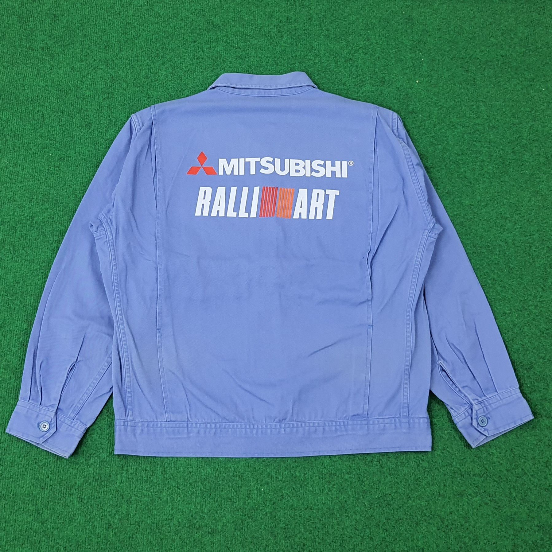 Vintage Mitsubishi Ralli Art Motorsports Racing Jacket