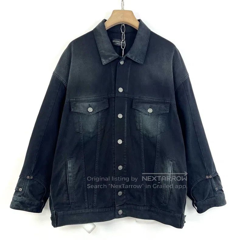 Balenciaga Balenciaga Black Washed Distressed Denim Pants Patchwork J Size US XS / EU 42 / 0 - 1 Thumbnail