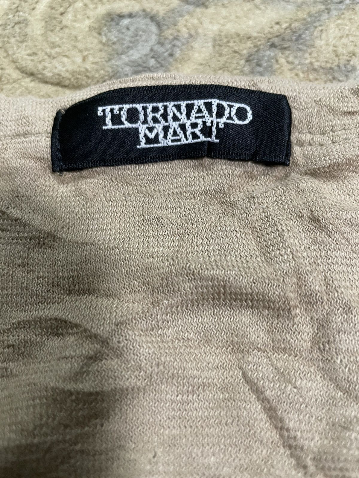 Designer × Japanese Brand × Tornado Mart Tornado Mart x Halfzipper Cardigan x Distressed Design Size M / US 6-8 / IT 42-44 - 3 Thumbnail