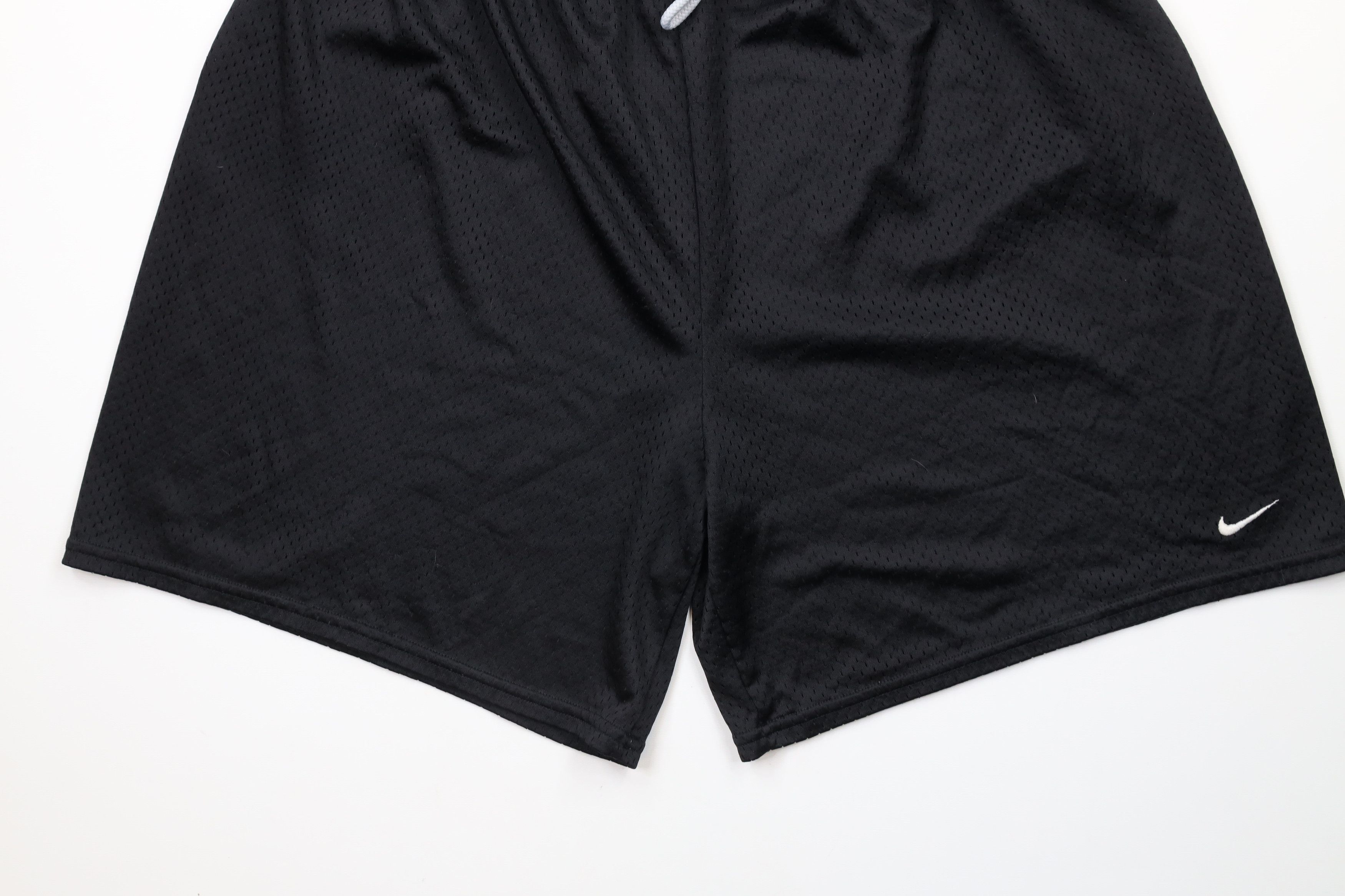 Nike × Vintage Vintage Nike Scott Mini Swoosh Above Knee Mesh Shorts Black Size US 34 / EU 50 - 4 Thumbnail