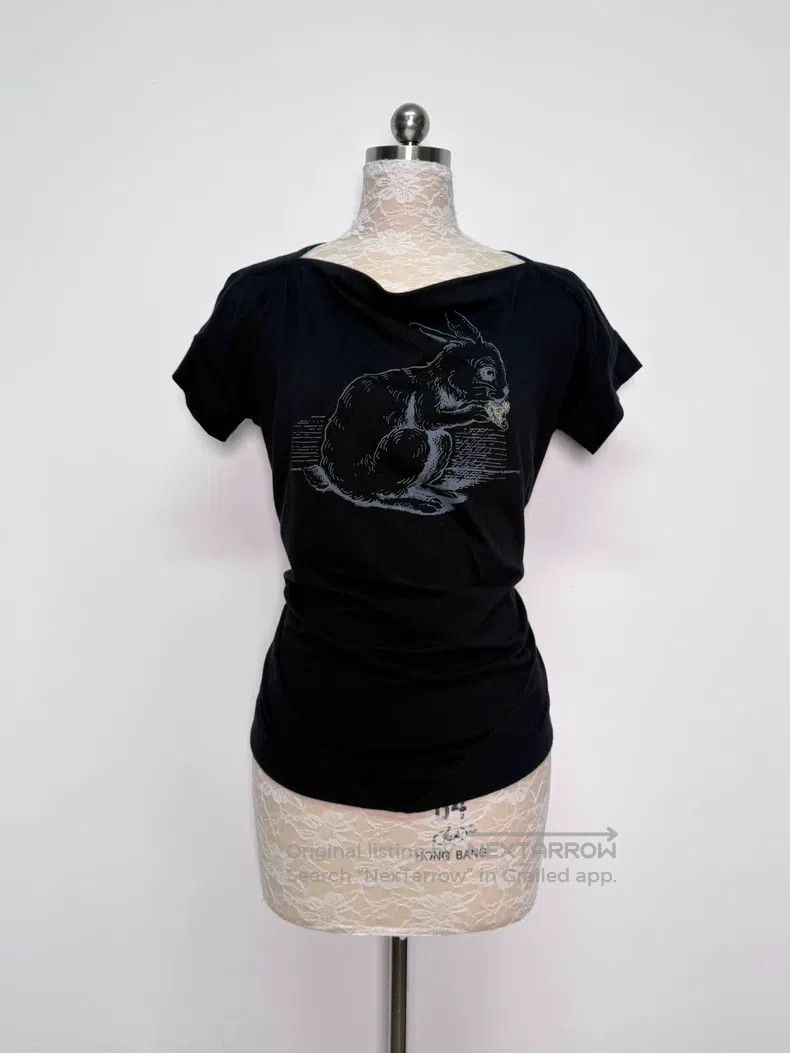 Vivienne Westwood Vivienne Westwood Black Rabbit Eating Saturn Embroidered A Size M / US 6-8 / IT 42-44 - 1 Thumbnail