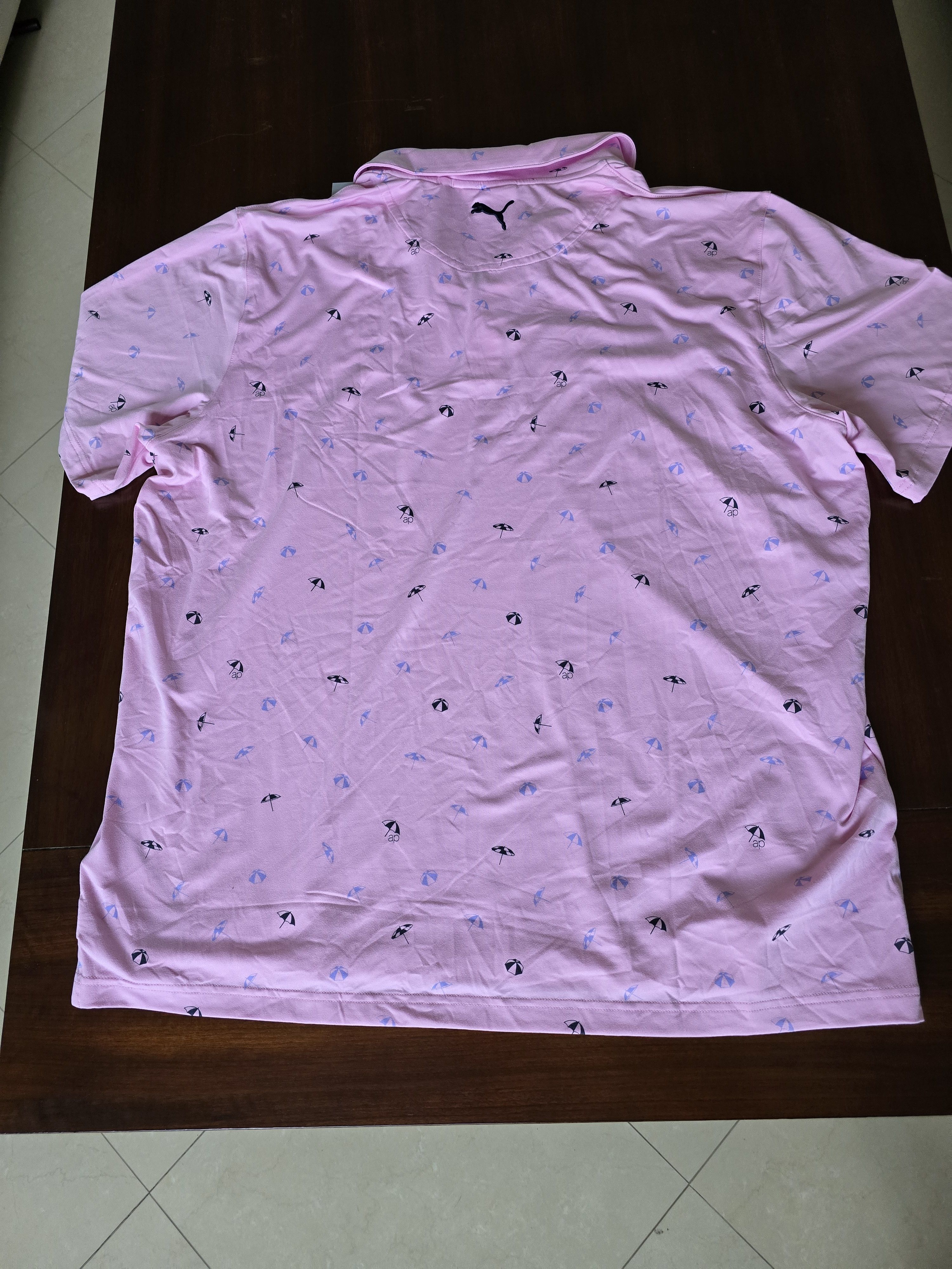 Puma Arnold Palmer Puma Polo Cloudspun Tech Size XL Pink Umbrella Size US XL / EU 56 / 4 - 5 Thumbnail