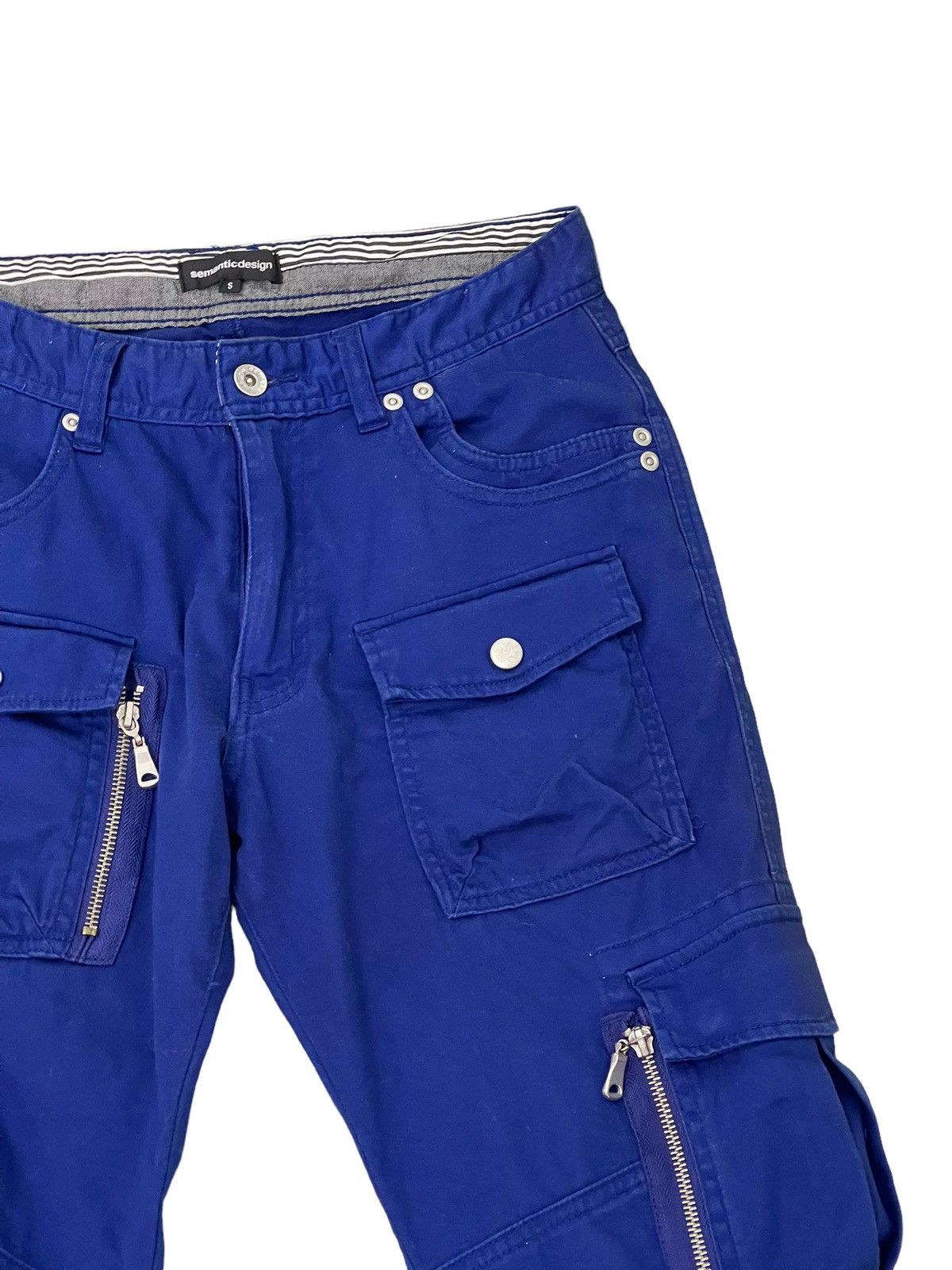 Japanese Brand Cargo Slim Bush Pant Semantic Design 6🟦6 Size US 28 / EU 44 - 7 Thumbnail
