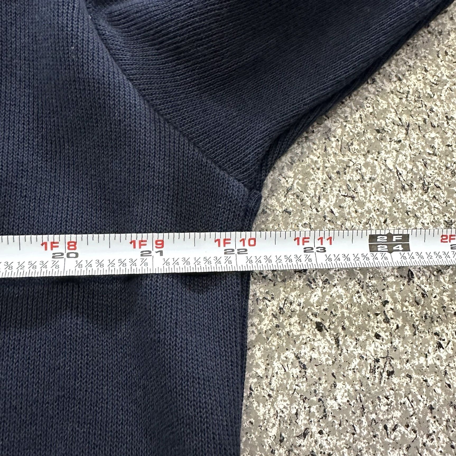 Cutter & Buck Cutter & Buck Quarter Zip Sweater Mens M Navy Blue Pullover Long Sleeve Mock Neck Knit Cotton Sweater Pullover Regular Mens Size US M / EU 48-50 / 2 - 3 Thumbnail