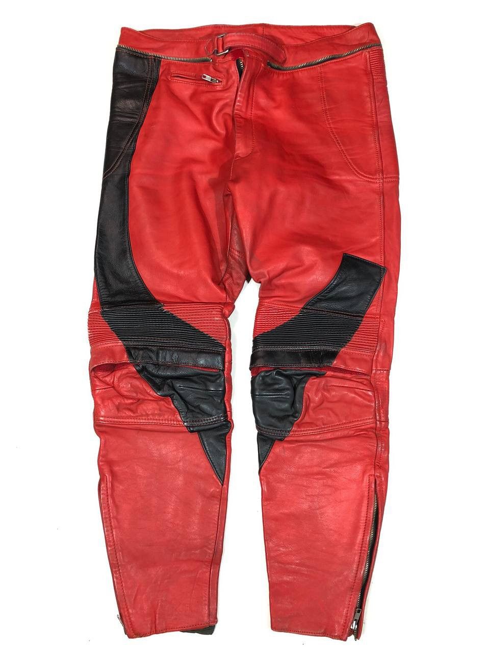 Genuine Leather Louis Vintage Leather Moto Biker Pants Size US 36 / EU 52 - 1 Thumbnail