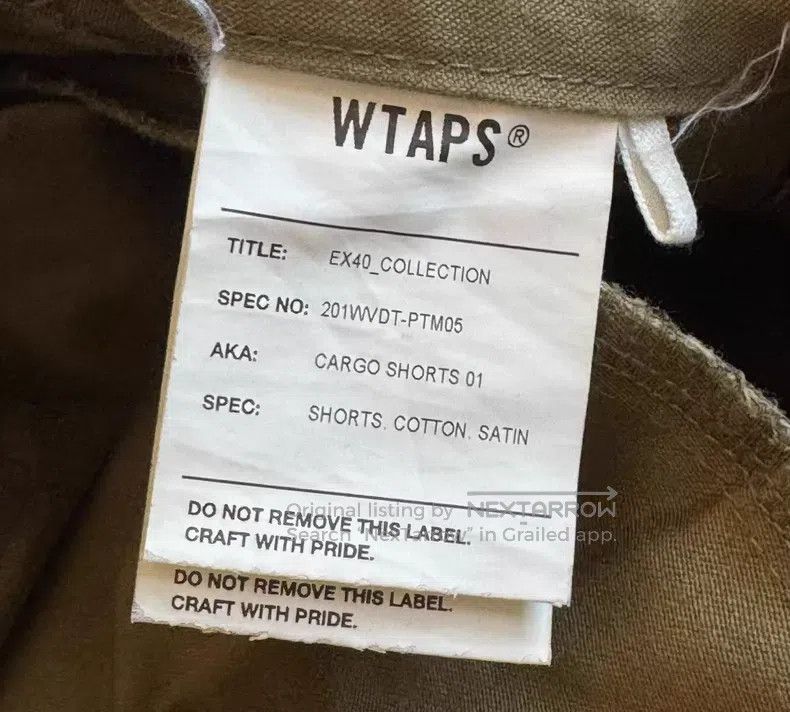 Wtaps Wtaps size 3 Satin Workwear Shorts Size US 30 / EU 46 - 7 Thumbnail