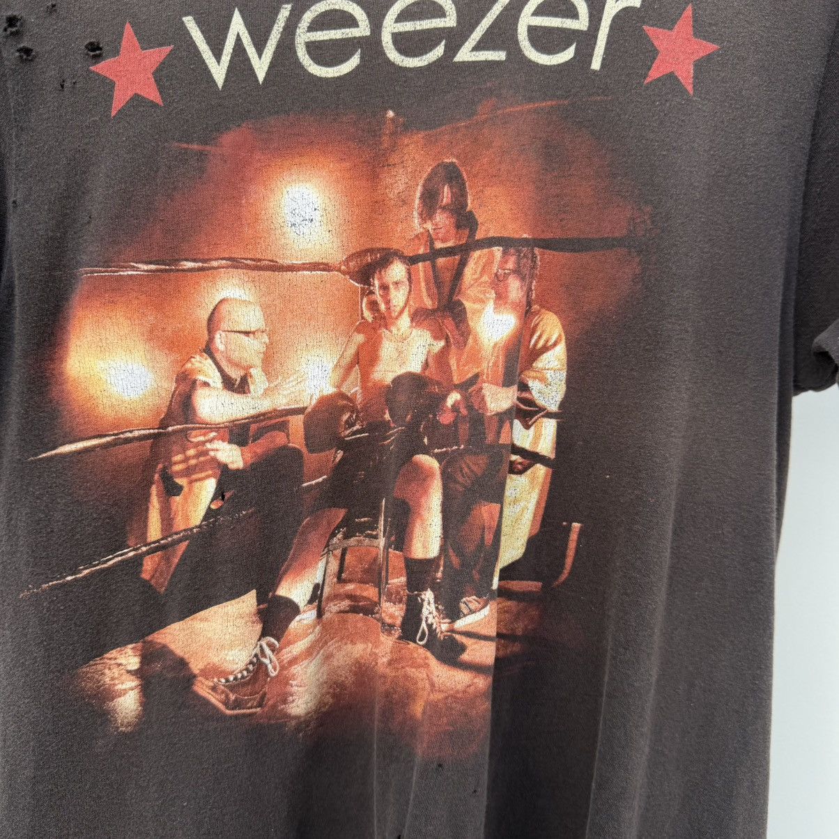 Band Tees Weeze tour 2009 - trashed distressed faded Size US S / EU 44-46 / 1 - 3 Thumbnail