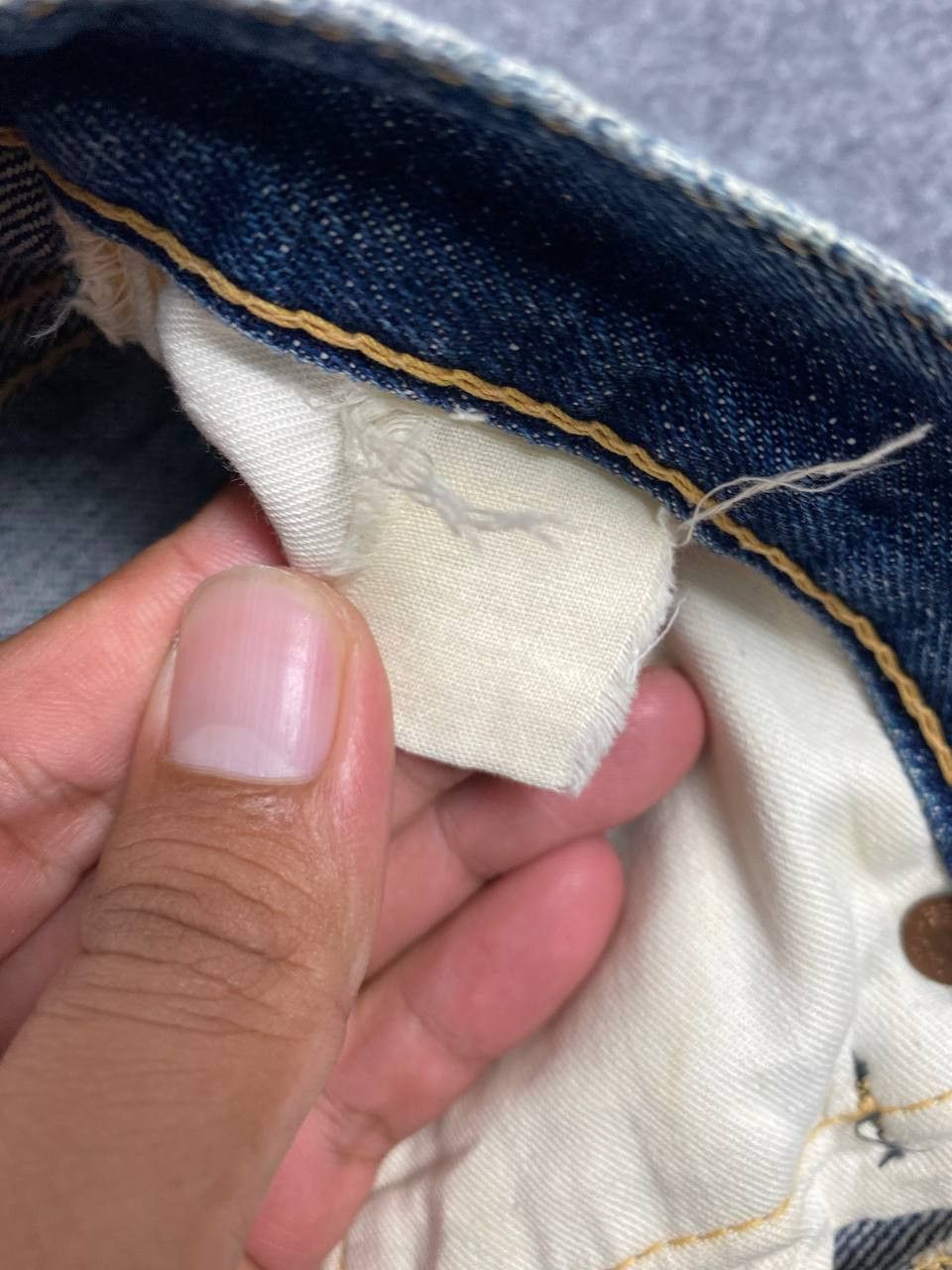 Skull Jeans by an Alchemist vintage skull jeans by alchemist selvedge distressed denim Size US 30 / EU 46 - 16 Thumbnail