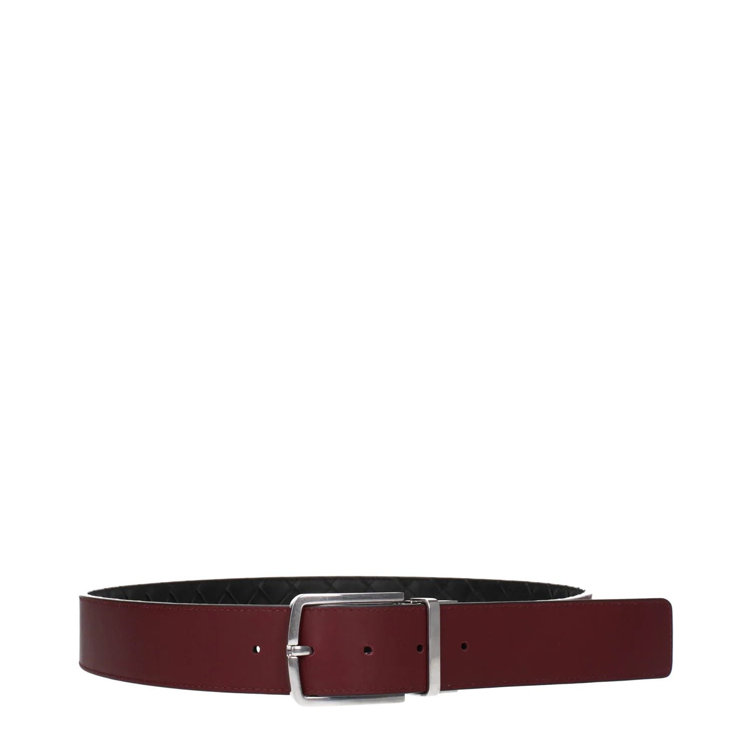 Bottega Veneta ob1o1e0325 Size: 100 / Leather Belt in Green/Barolo Size 38 - 2 Thumbnail