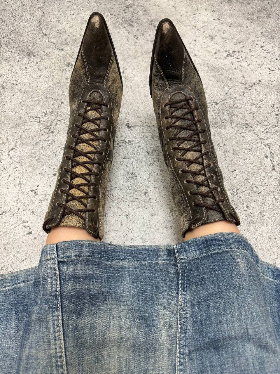 Other Ankle boots Faded Balenciaga Style Size US 8 / IT 38 - 2 Thumbnail