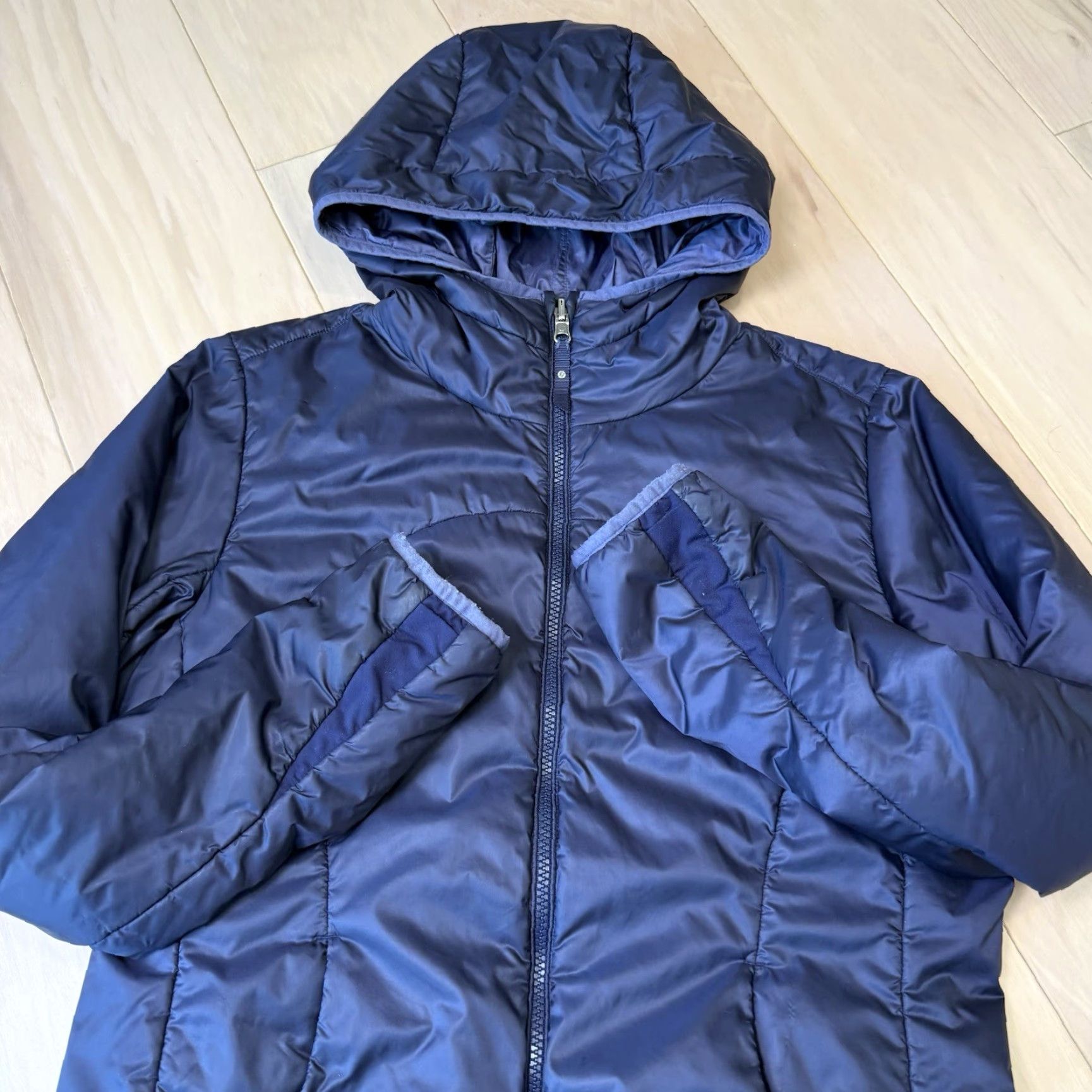 Lululemon Lululemon Reversible Puffer Jacket Women's 10 Purple Full Zip Hooded Insulated Jacket Size L / US 10 / IT 46 - 5 Thumbnail