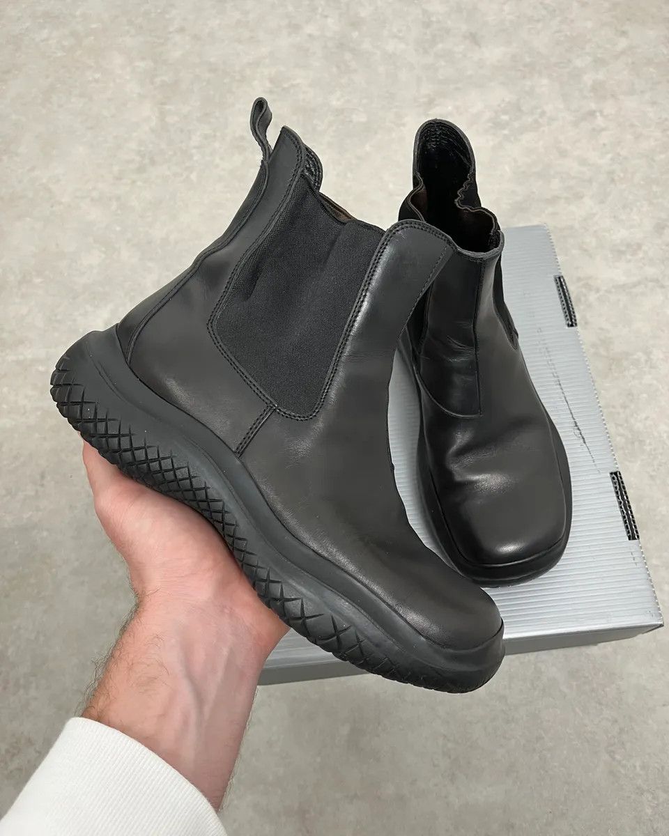 Prada AW1999 Prada Black Vibram Premium Leather Boots Size US 7 / IT 37 - 1 Thumbnail
