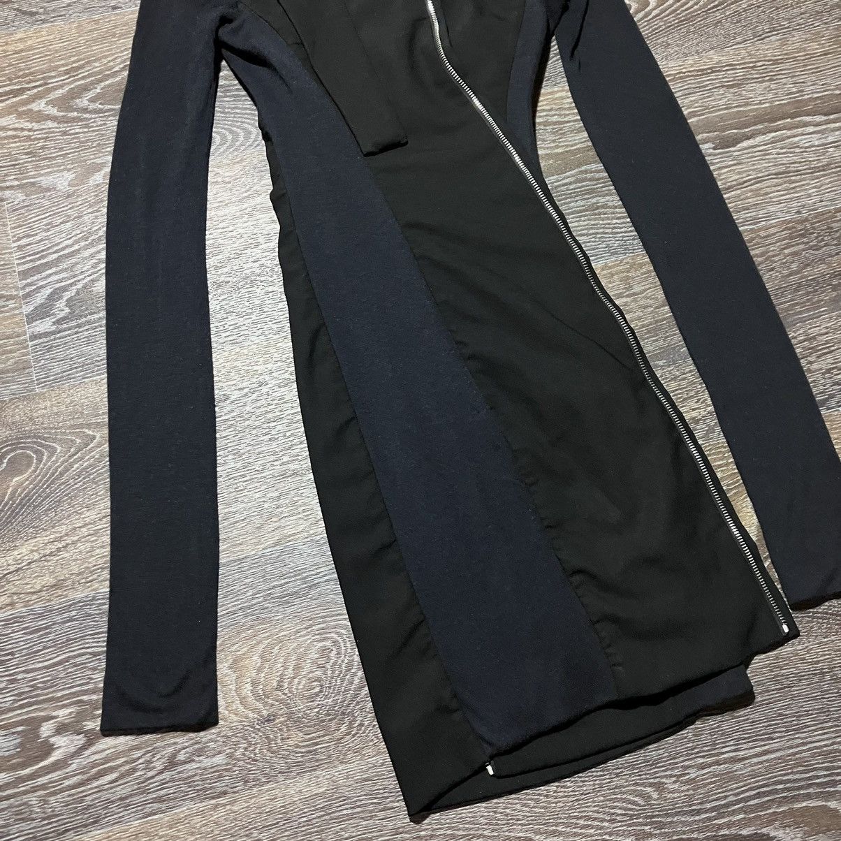 Gareth Pugh Dark Luxury GARETH PUGH Black Long Sleeve Wool Midi Dress Size S / US 4 / IT 40 - 10 Thumbnail