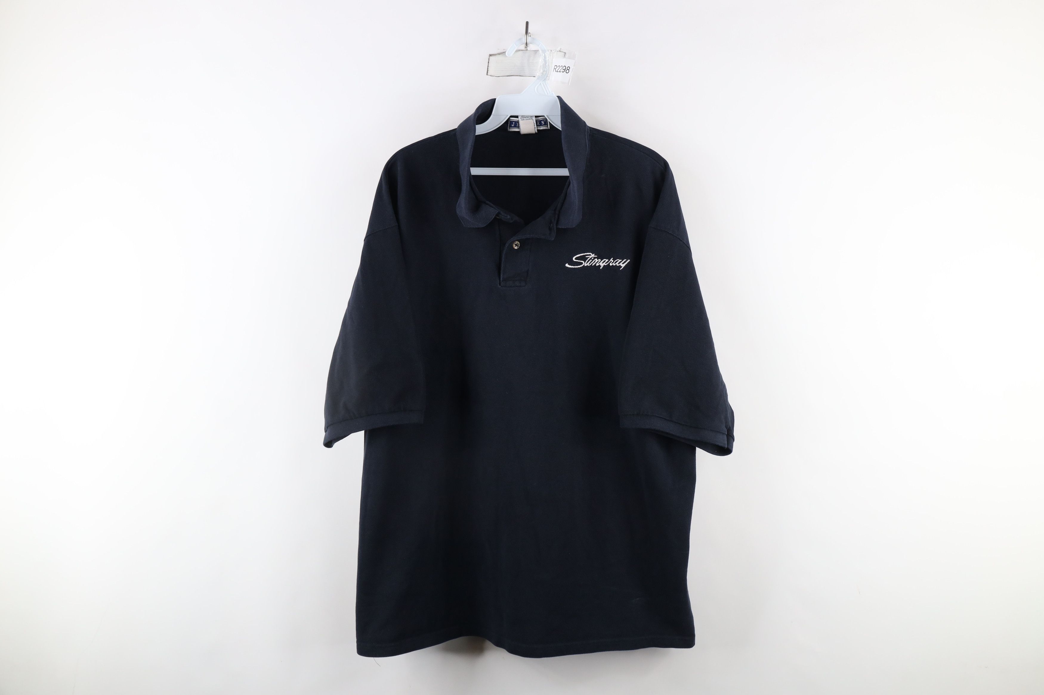 Vintage Vintage 90s Spell Out Stingray Boats Collared Polo Shirt Size US XXL / EU 58 / 5 - 1 Thumbnail