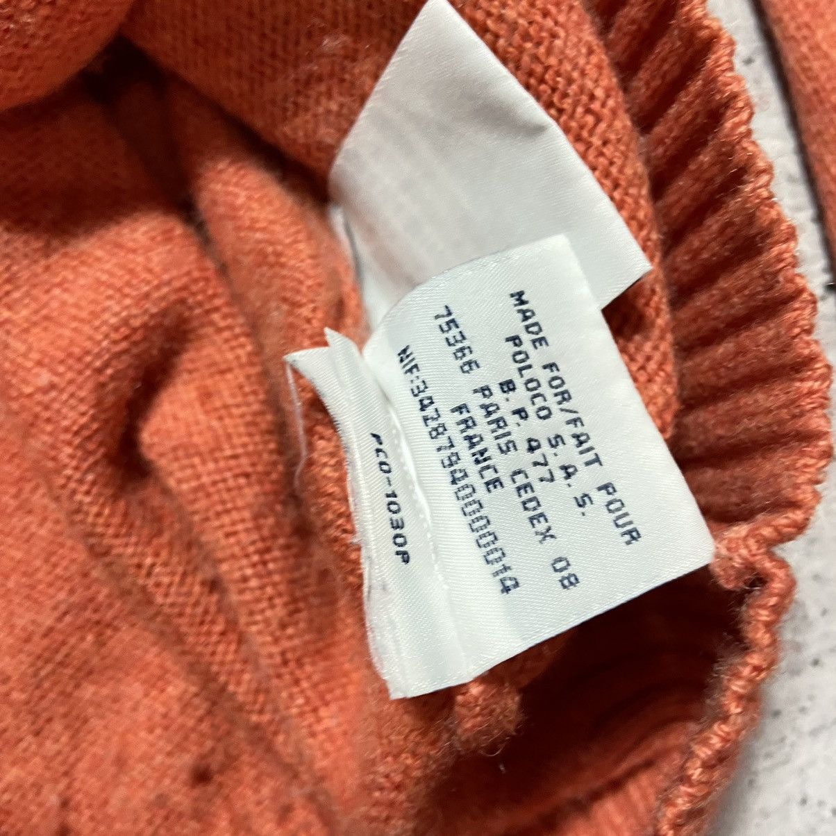 Japanese Brand × Polo Ralph Lauren × Vintage 📌 Vintage Polo Ralph Lauren Carrot Wool Sweater Size US L / EU 52-54 / 3 - 10 Thumbnail