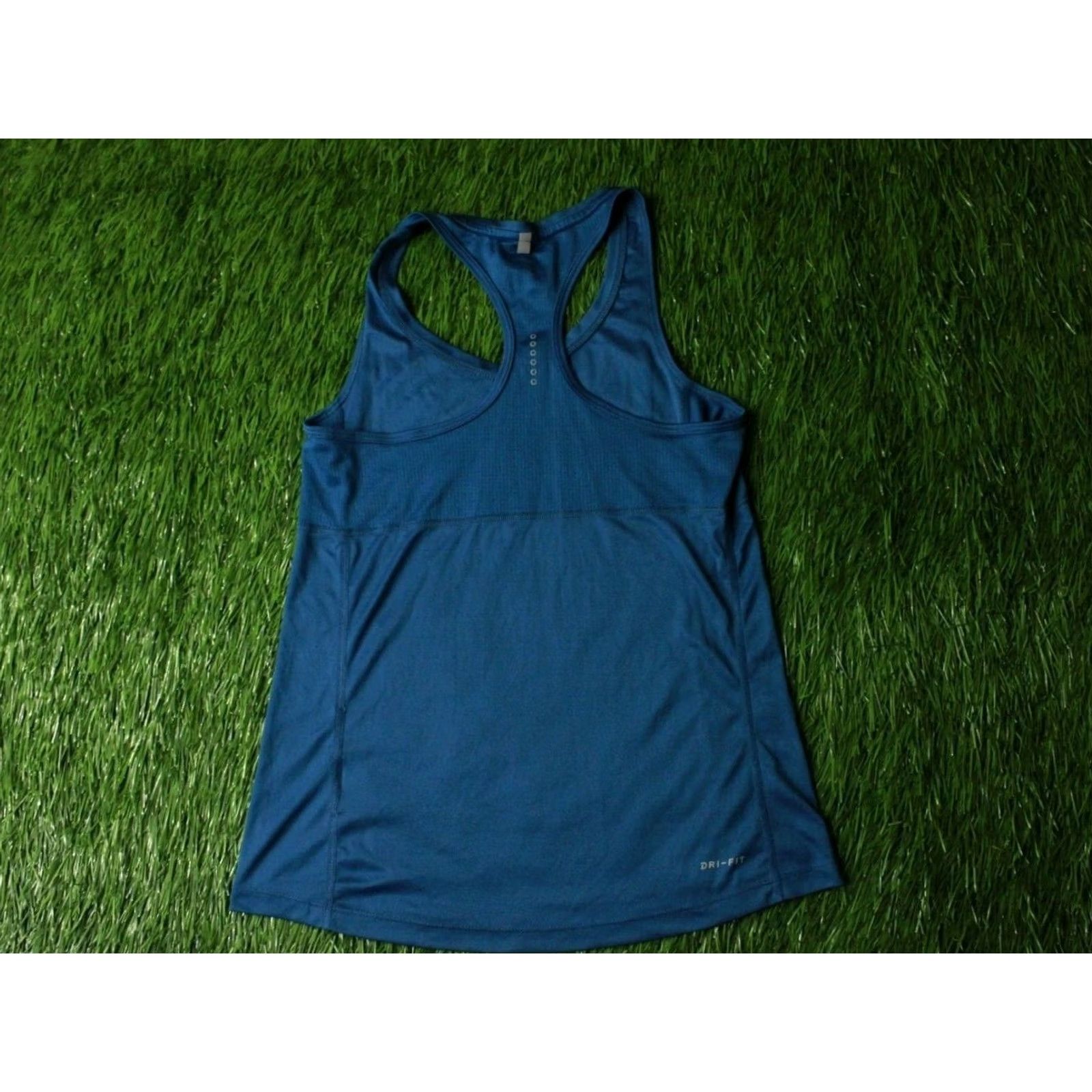 Nike Nike Dri-FIT Run Women Vest Sleeveless Shirt Jersey S Blue Running Training 2018 Size S / US 4 / IT 40 - 7 Thumbnail