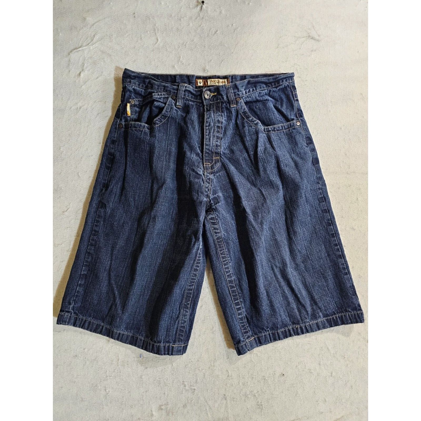 Vintage VINTAGE Mecca USA Denim Y2K Baggy Grunge Skater Style Jean Shorts Men's Size 38 Size US 38 / EU 54 - 2 Thumbnail
