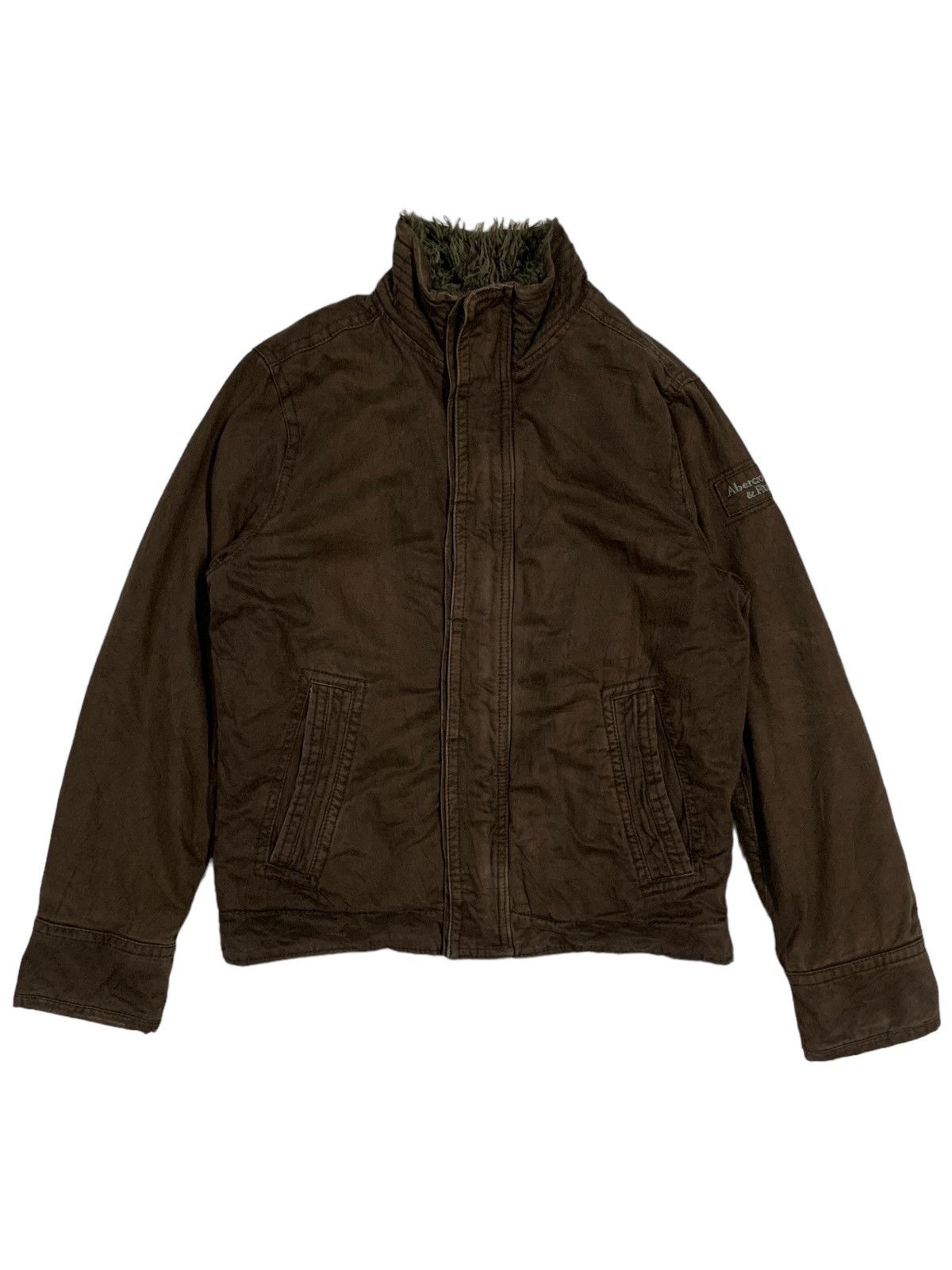 14th Addiction Abercrombie & Fitch Heavy Faux Fur Lined Adirondack Jacket Size US L / EU 52-54 / 3 - 2 Thumbnail
