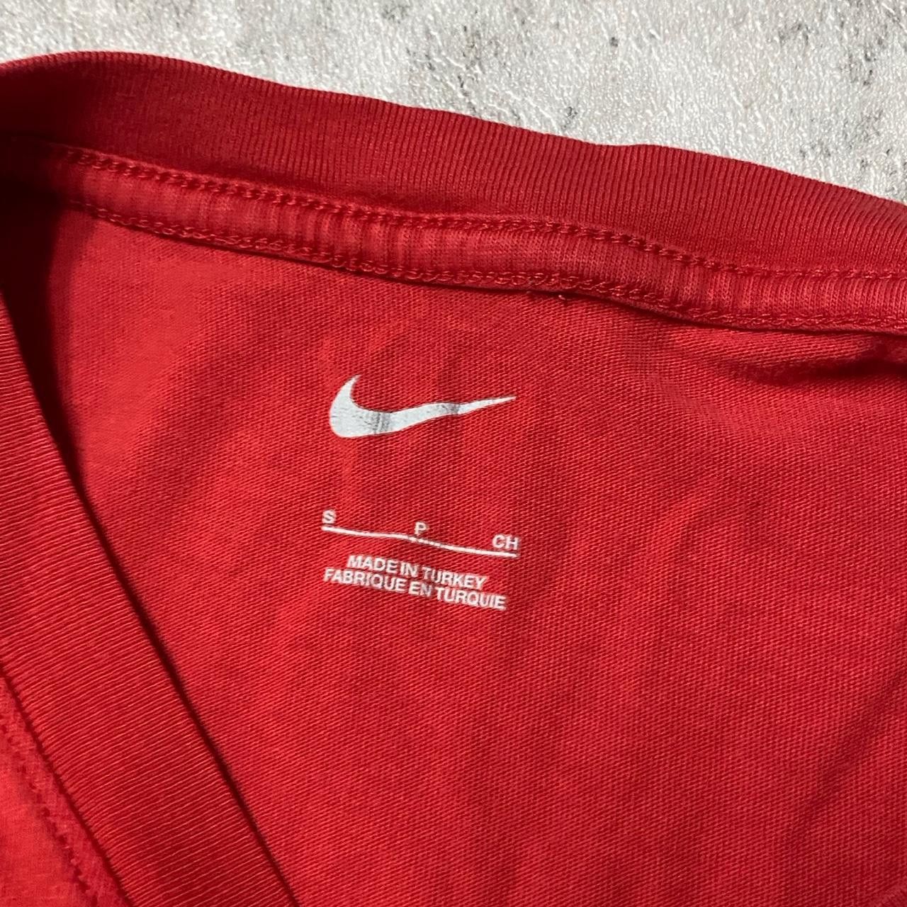 Nike Red Nike Dri-Fit short sleeve shirt #sportswear Size US S / EU 44-46 / 1 - 3 Thumbnail
