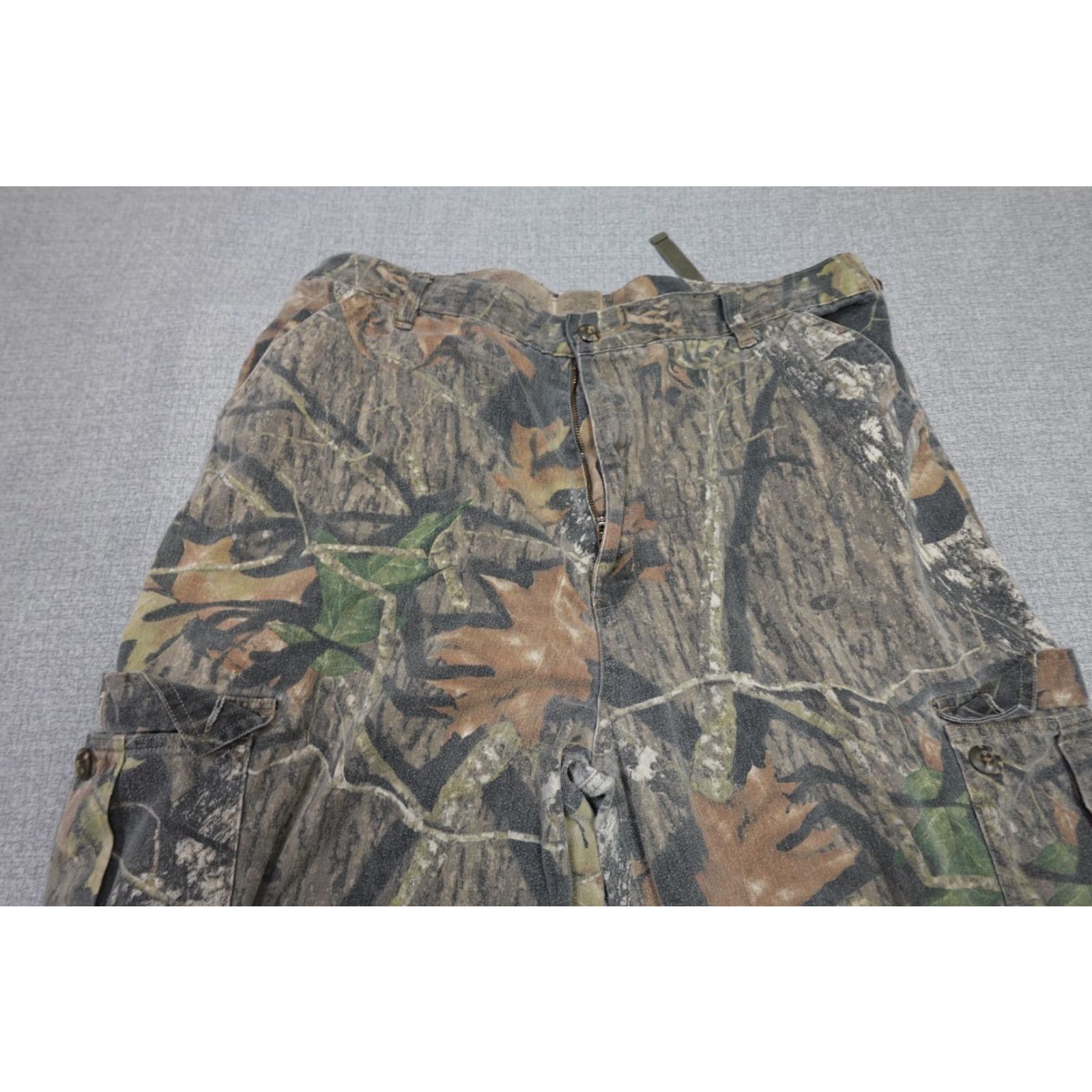 Vintage Vintage Mossy Oak Pants Mens XL Brown Cargo Outdoors 5-Pocket Design Straight Relaxed Wool? Polyester? Size US 36 / EU 52 - 2 Thumbnail