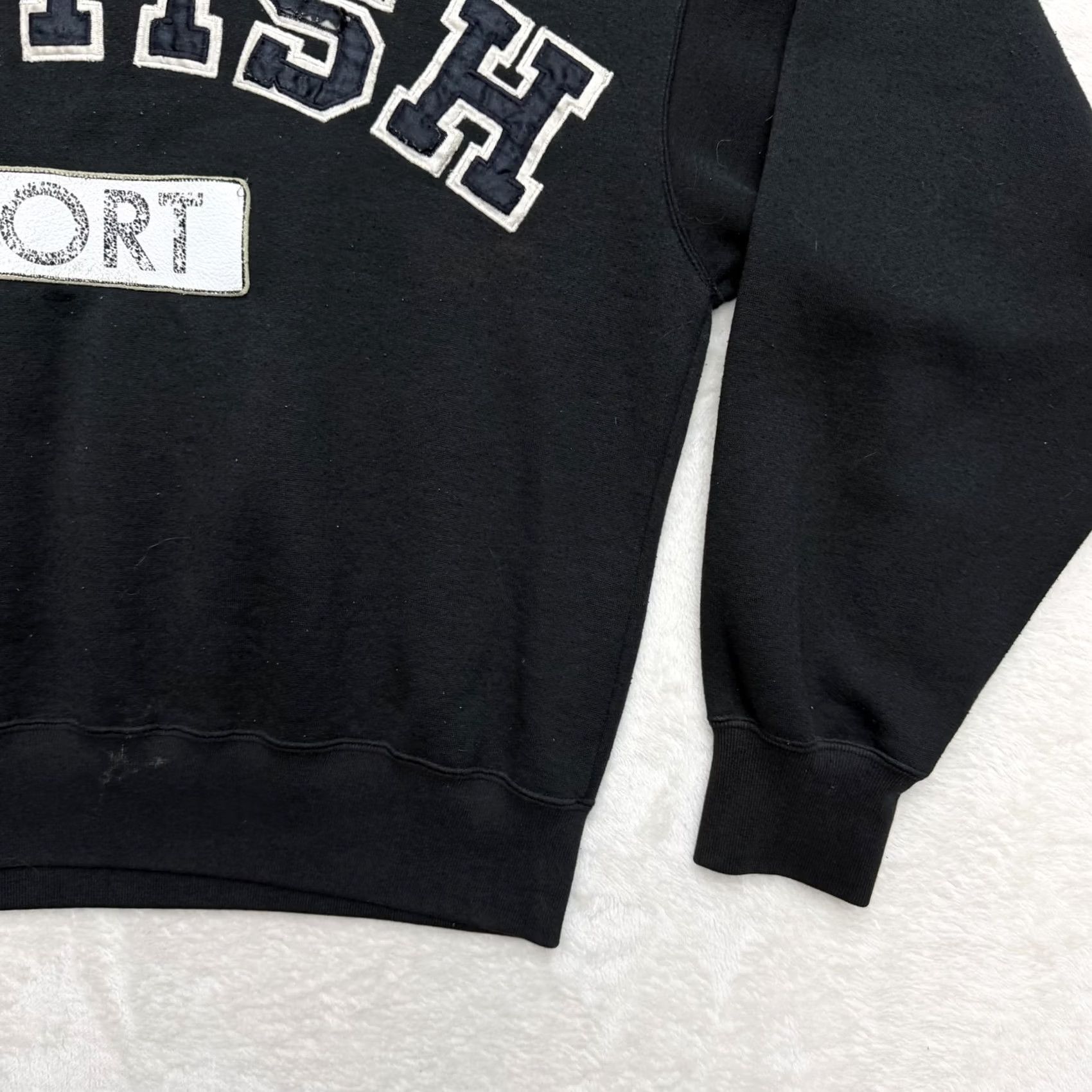 Nike VINTAGE Nike British Sport Sweatshirt Mens M Black Graphic Print Pullover Crewneck Logo Size US M / EU 48-50 / 2 - 6 Thumbnail