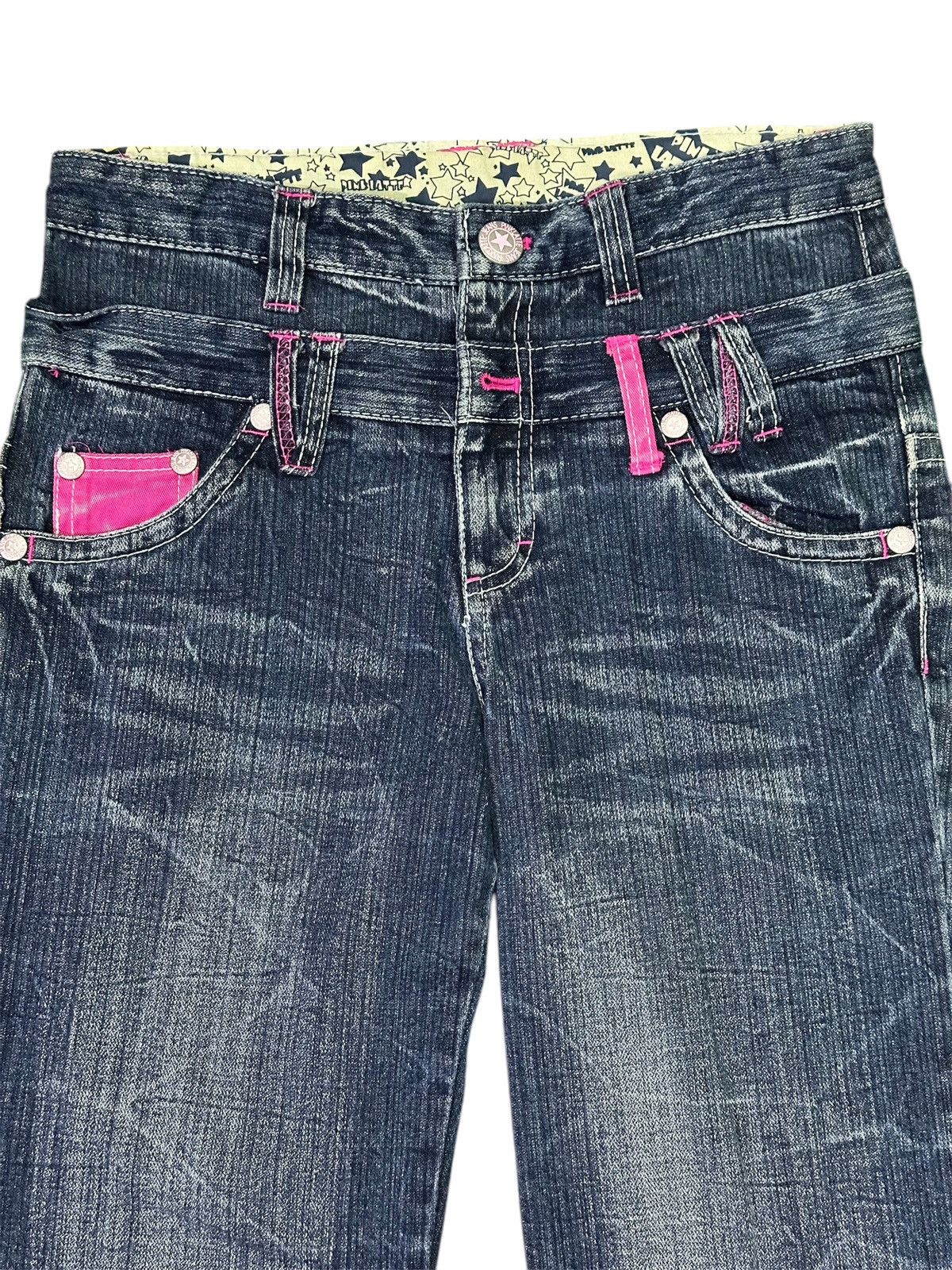 Kapital 💥Flare Double Waist💥 Mudwash Pink Latte Double Waist 💥 Size US 28 / EU 44 - 4 Thumbnail