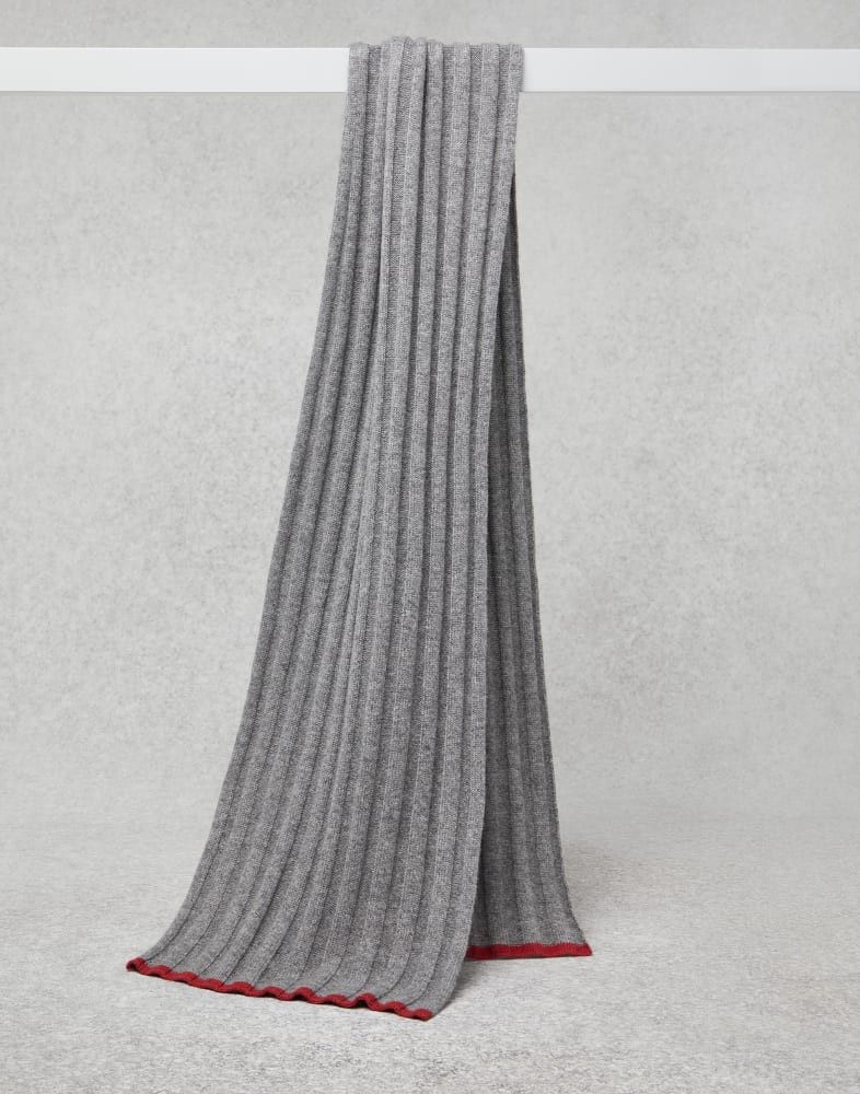 Brunello Cucinelli o1w1db10924 Size: OS / Cashmere Scarf in Dark Grey Size ONE SIZE - 1 Preview