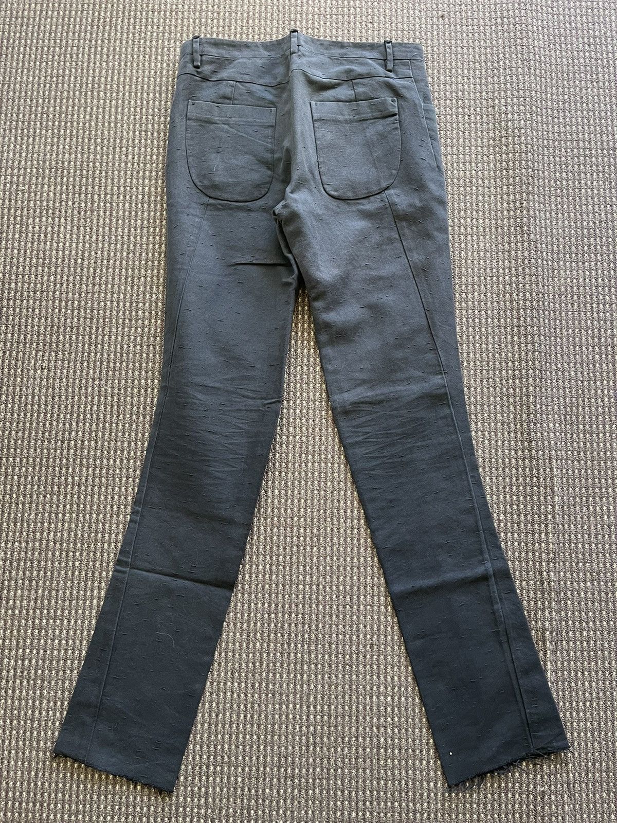Label Under Construction LUC Fly Yarn J Shape Pants Size US 31 - 2 Thumbnail