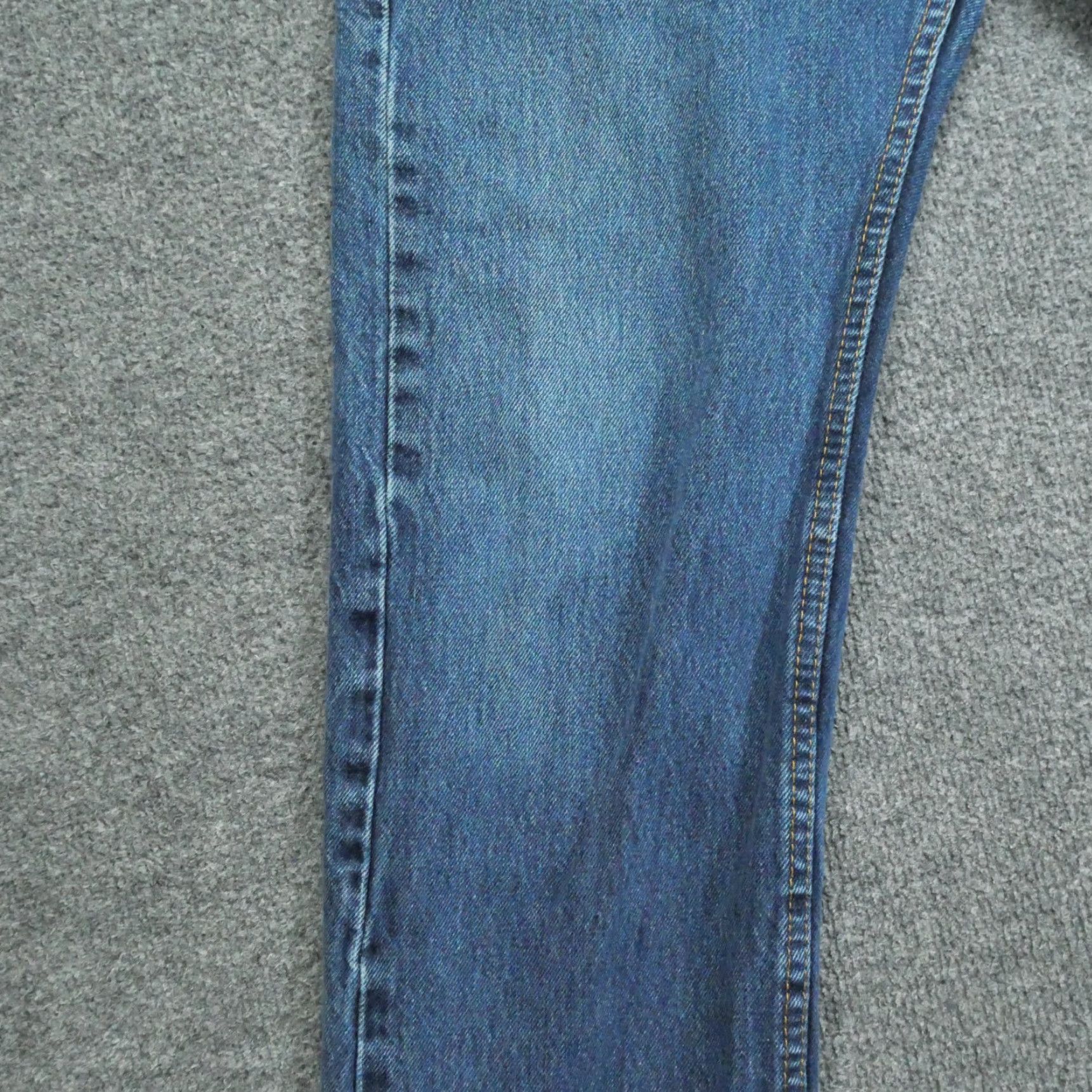 Levi's Levi's 505 Jeans Mens 32x30 Blue Denim Regular Fit Straight Leg Pants Size US 32 / EU 48 - 3 Thumbnail