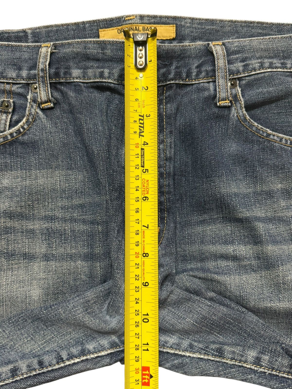 Uniqlo Vintage Y2K Japanese Uniqlo Blue Faded Wash Wide Leg Baggy Size US 36 / EU 52 - 11 Thumbnail