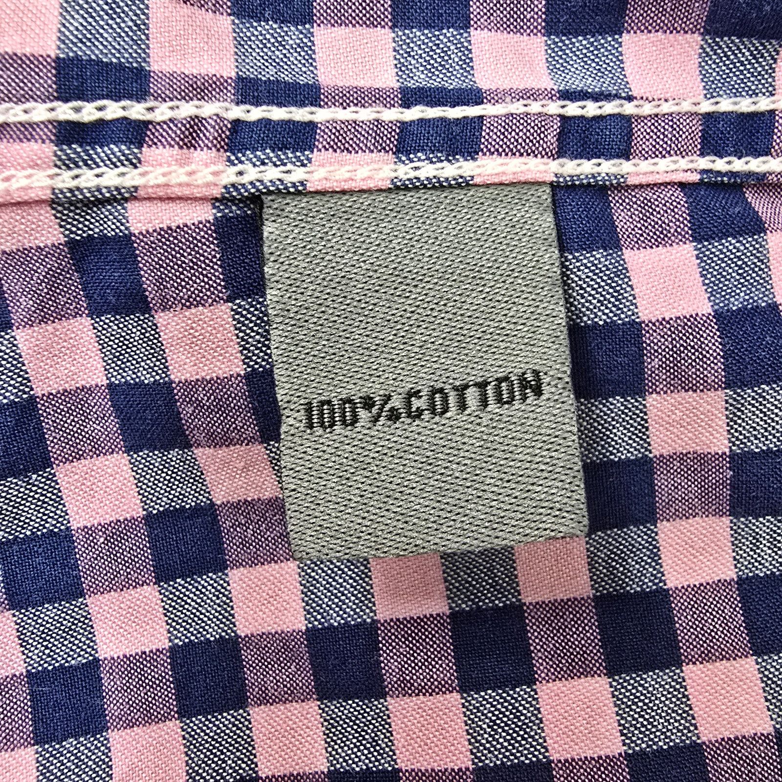 Johnston & Murphy JOHNSTON & MURPHY Dress Shirt Sz M Tailored fit Flip Cuff Size US M / EU 48-50 / 2 - 14 Thumbnail