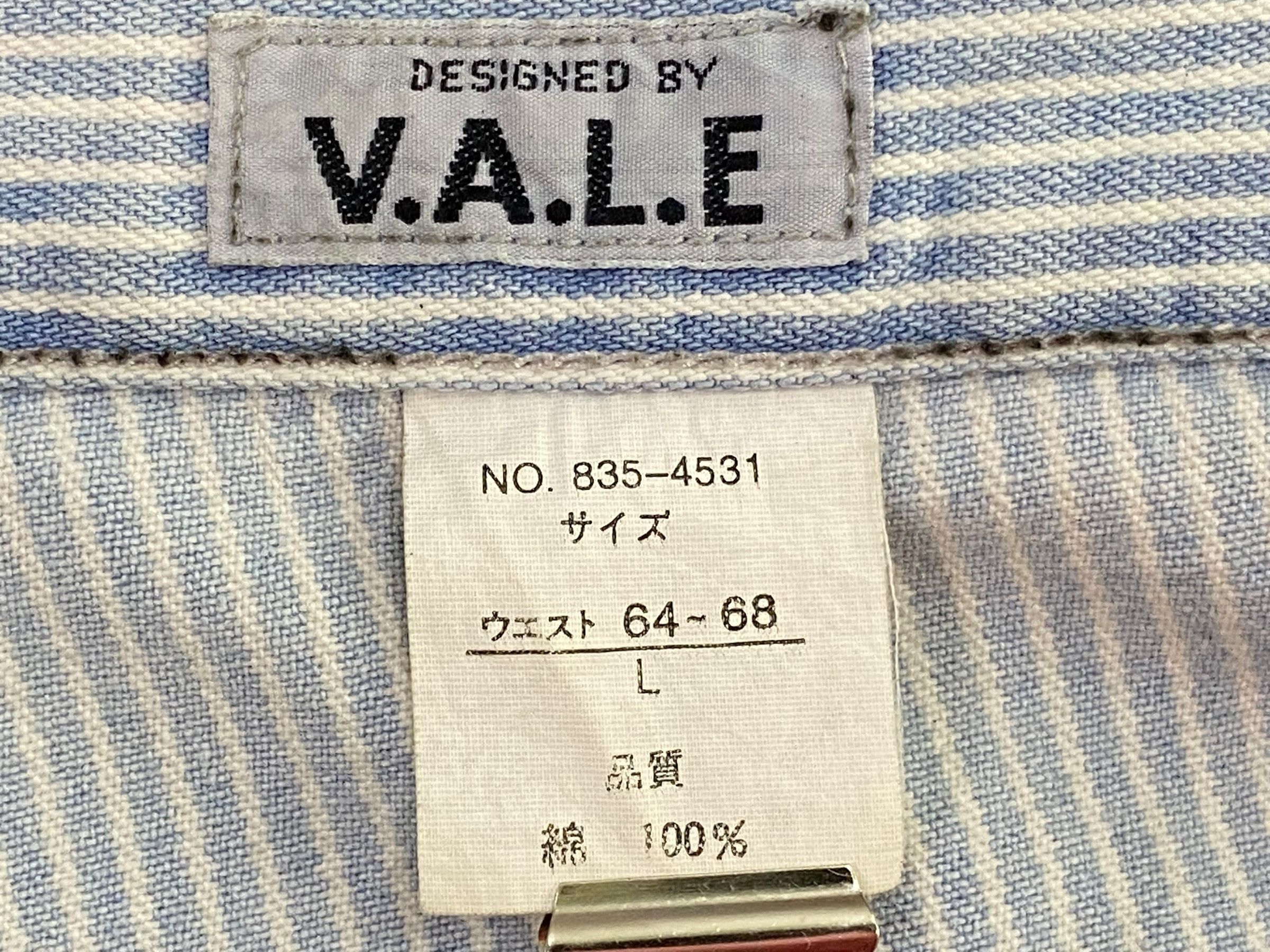 Japanese Brand Vale Carpenter Jeans Stripes Hickory Jeans Size US 30 / EU 46 - 9 Thumbnail