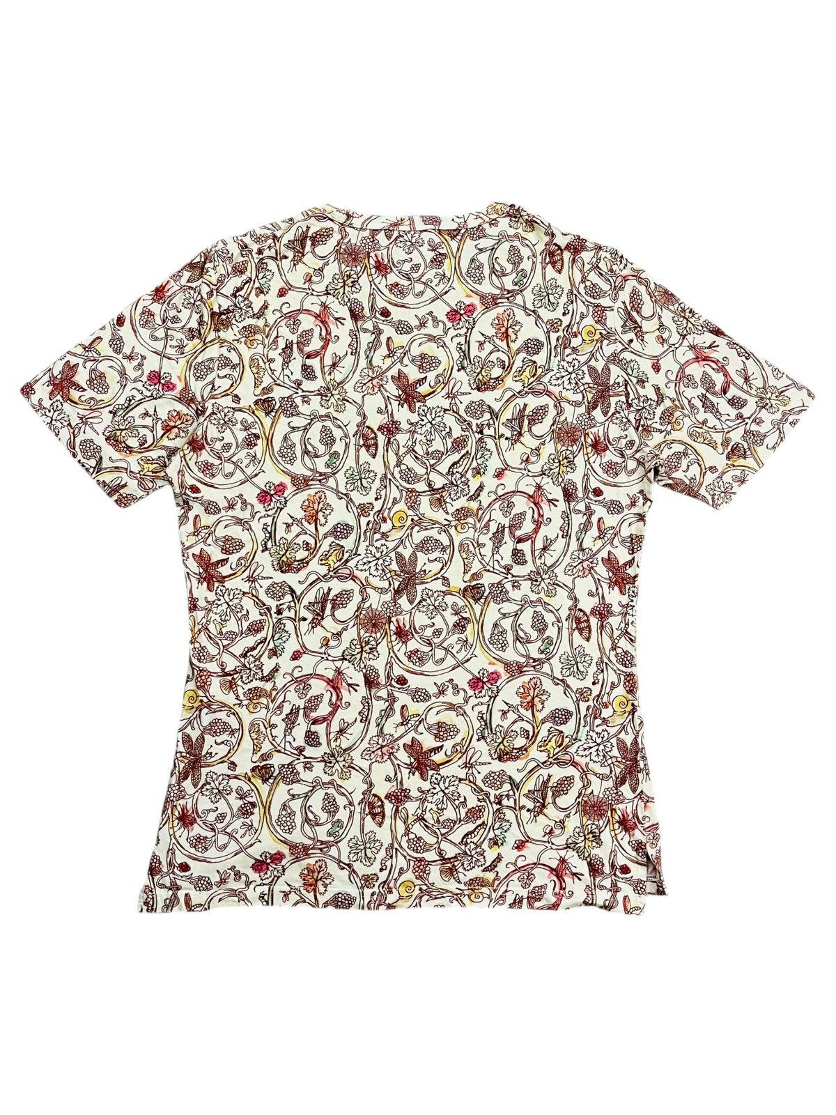 Vivienne Westwood 2013 Vivienne West Wood - Fantasy Floral Center Logo T-Shirt Size US M / EU 48-50 / 2 - 2 Thumbnail