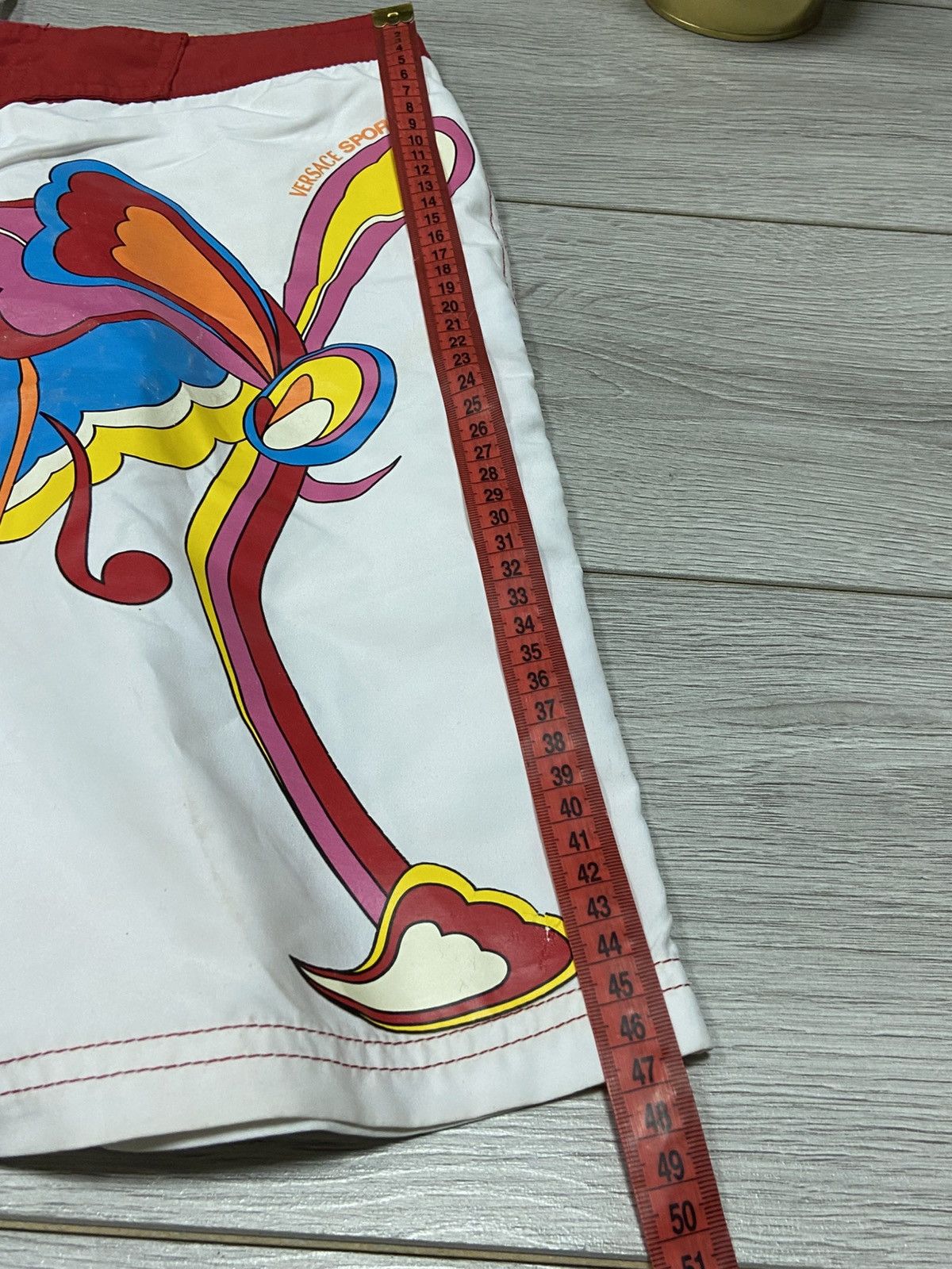 Versace Versace 🦋 sport vintage butterfly overprint shorts Size US 32 / EU 48 - 14 Thumbnail
