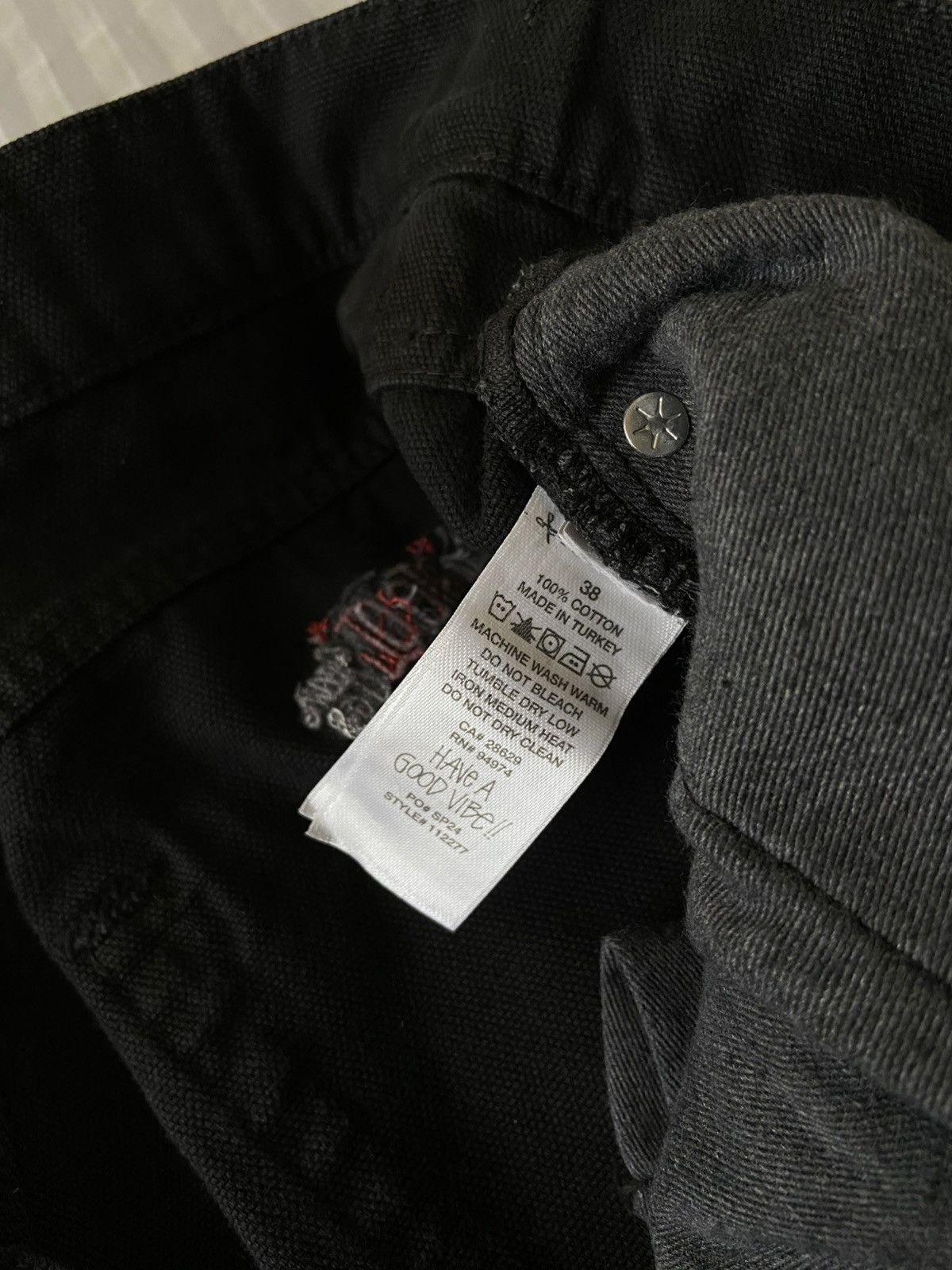 Stussy Stussy Washed Black Big Ol Denim Shorts | Grailed