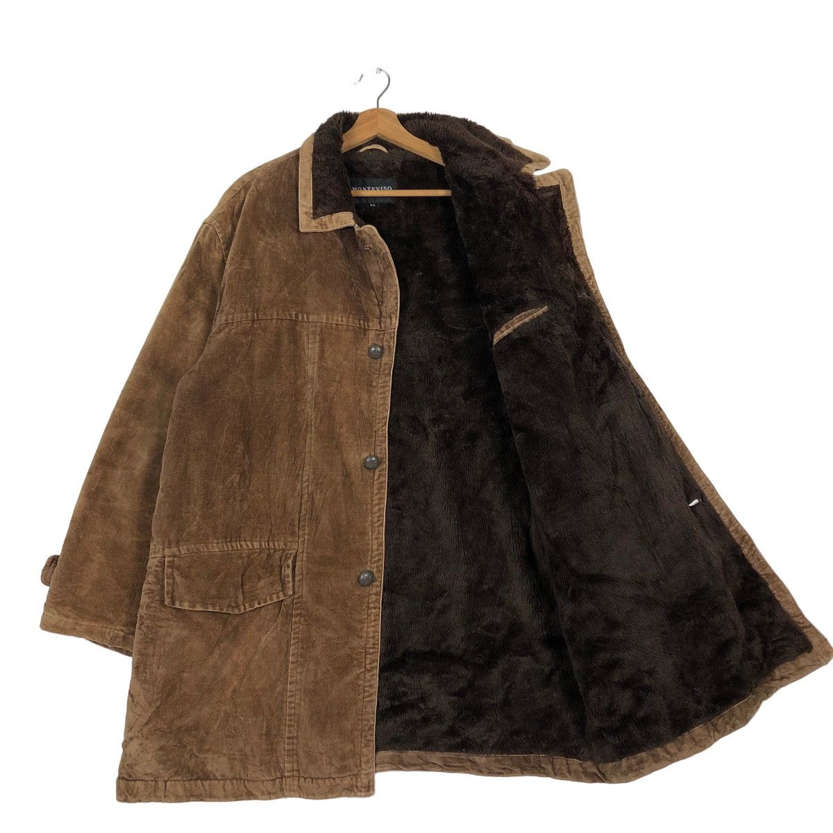 Japanese Brand 🔥Vintage Suede Jacket Monteviso Italy Mink Fur Lining Size US L / EU 52-54 / 3 - 11 Thumbnail