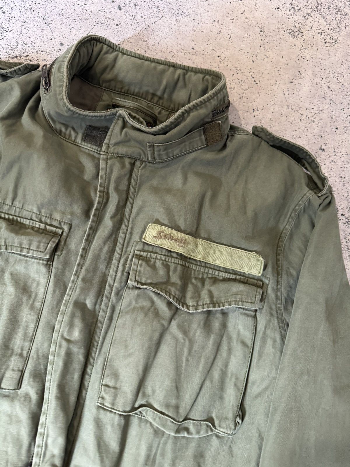 Schott Vintage M65 US Army Schott Jacket Conmar Zipper War Olive 90 Size US XL / EU 56 / 4 - 5 Thumbnail